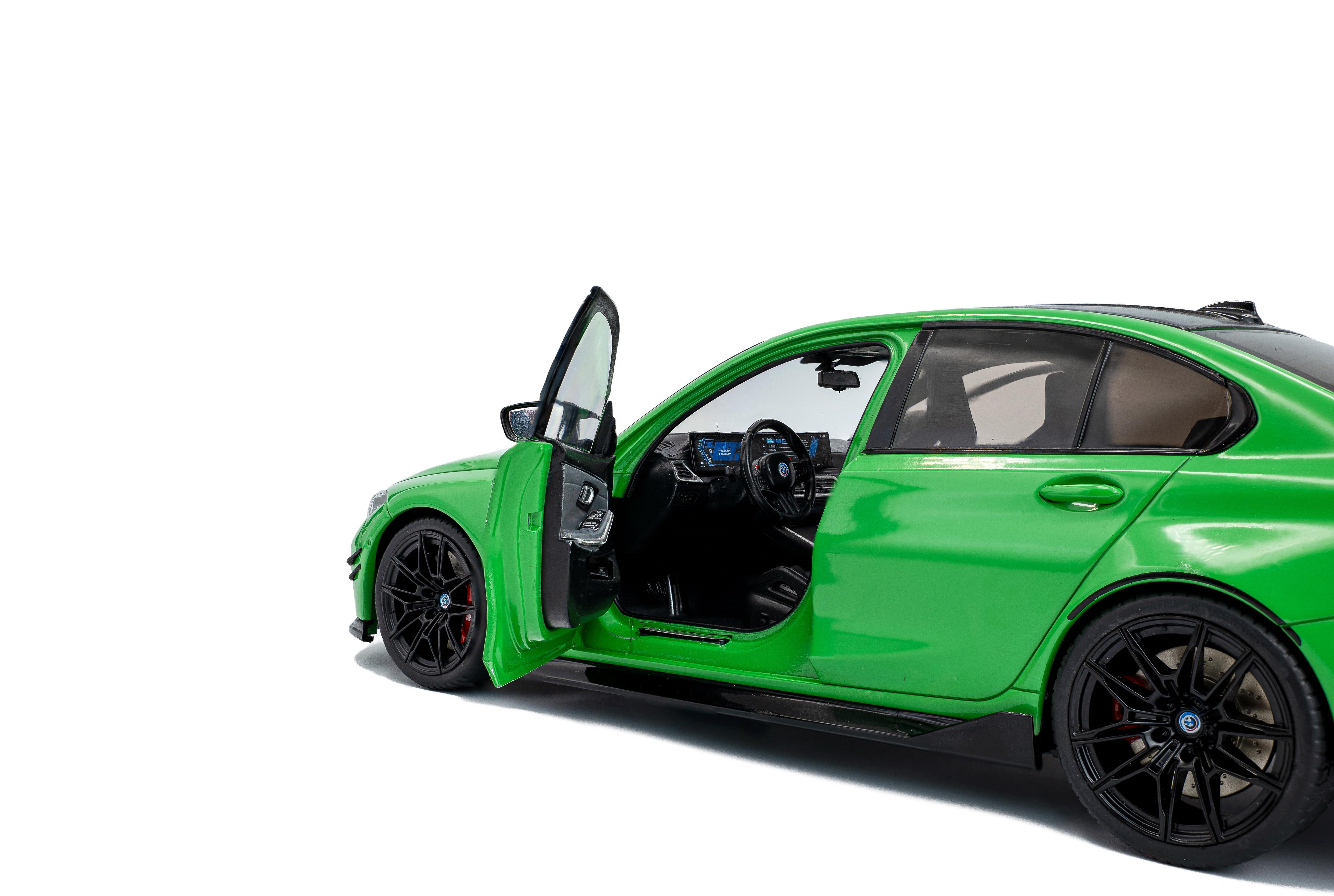Solido S1814302 Voiture miniature collection 1/18 BMW M3 Performance parts – Signal Green uni – 2024