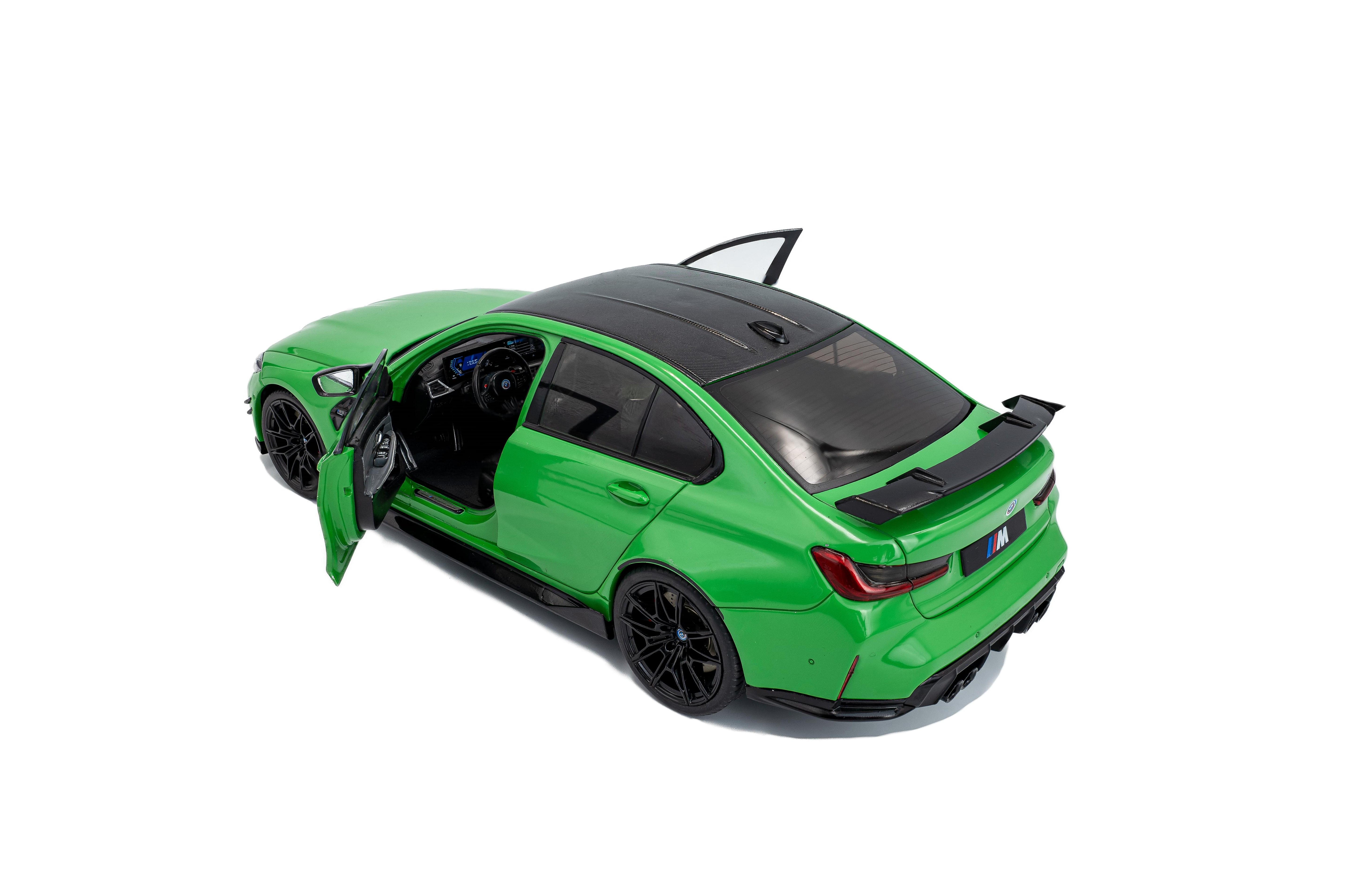 Solido S1814302 Voiture miniature collection 1/18 BMW M3 Performance parts – Signal Green uni – 2024