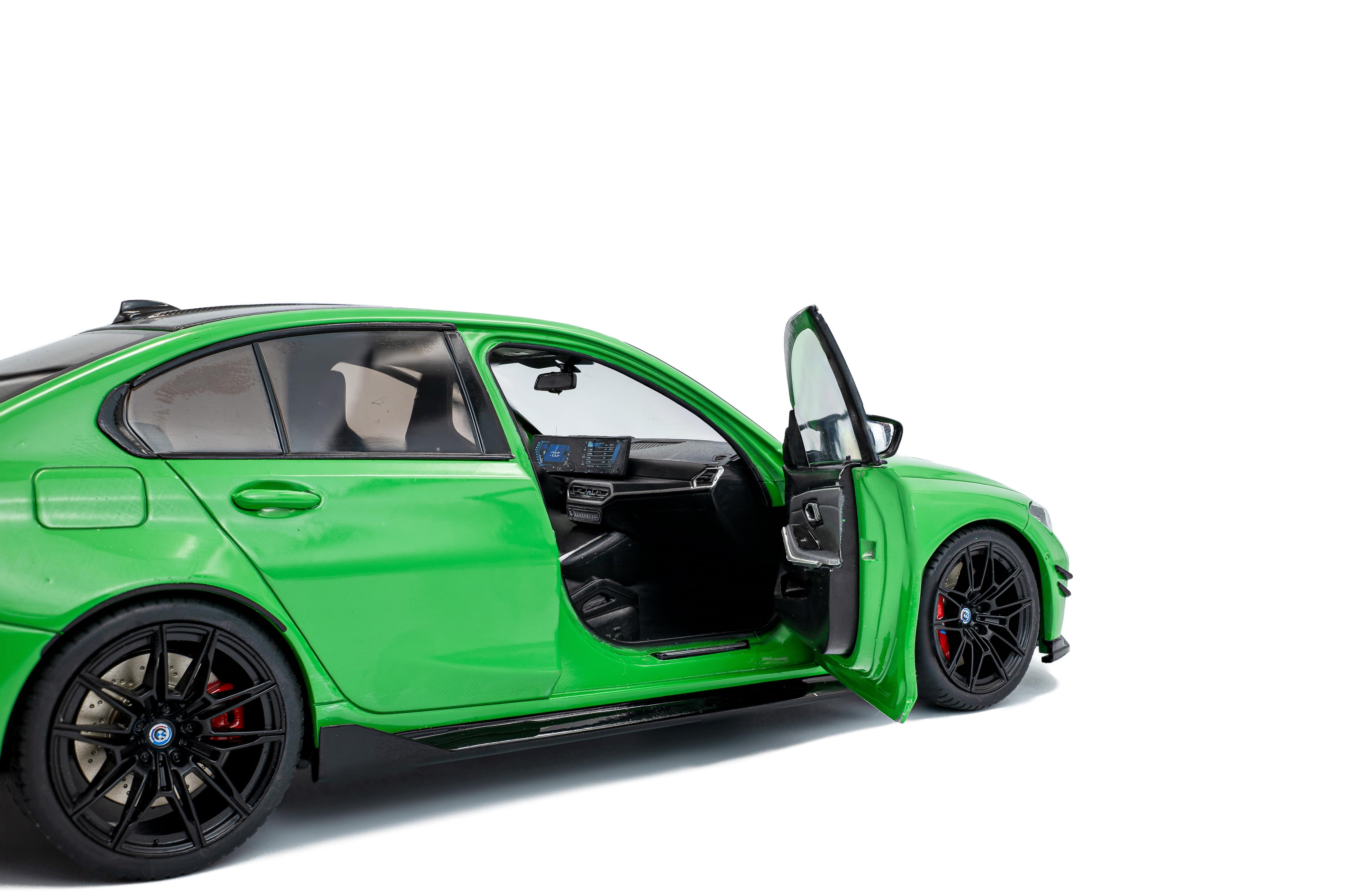 Solido S1814302 Voiture miniature collection 1/18 BMW M3 Performance parts – Signal Green uni – 2024