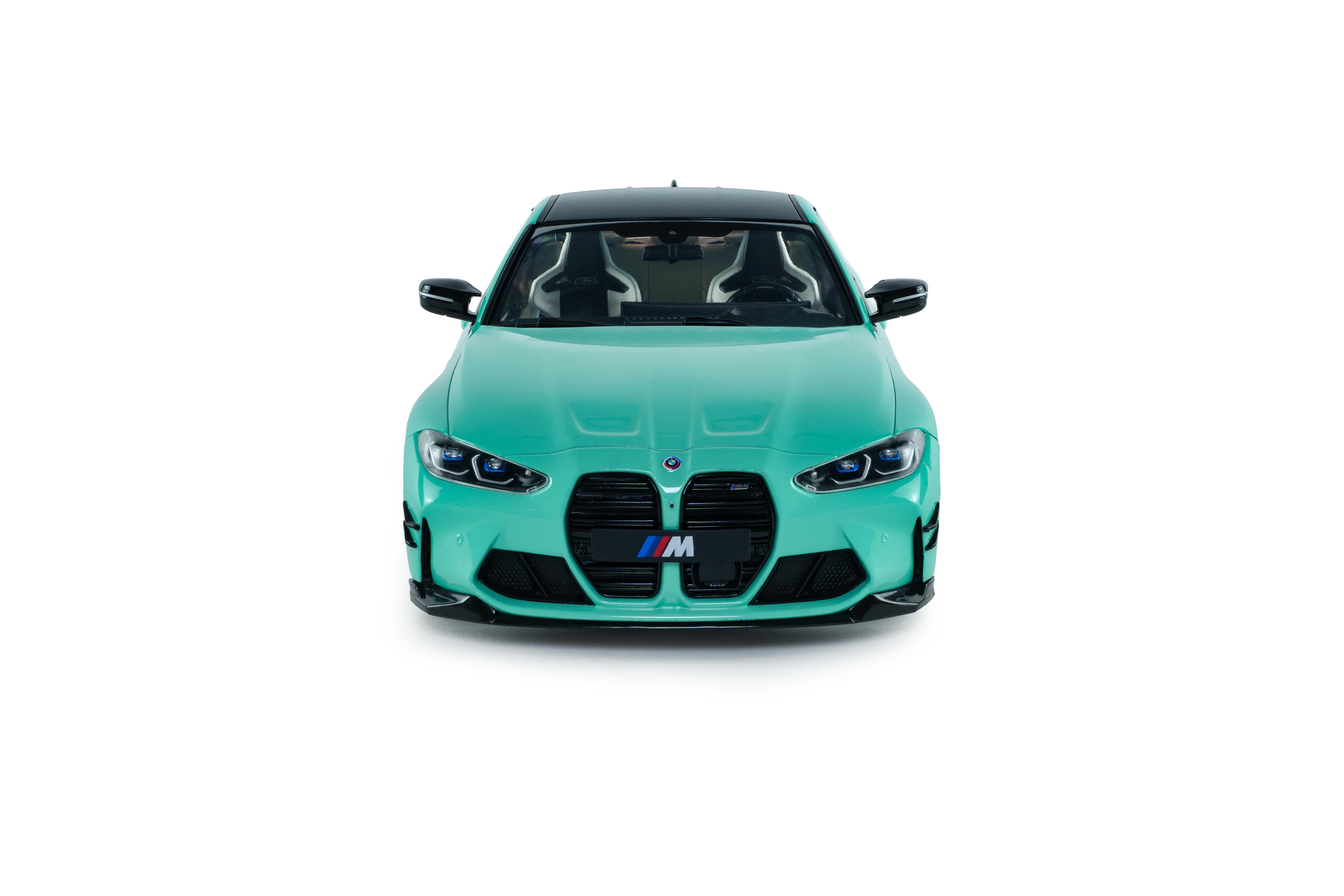 Solido S1814501 miniature collection 1/18 BMW M4 Performance turquoise - Breizh Modélisme.
