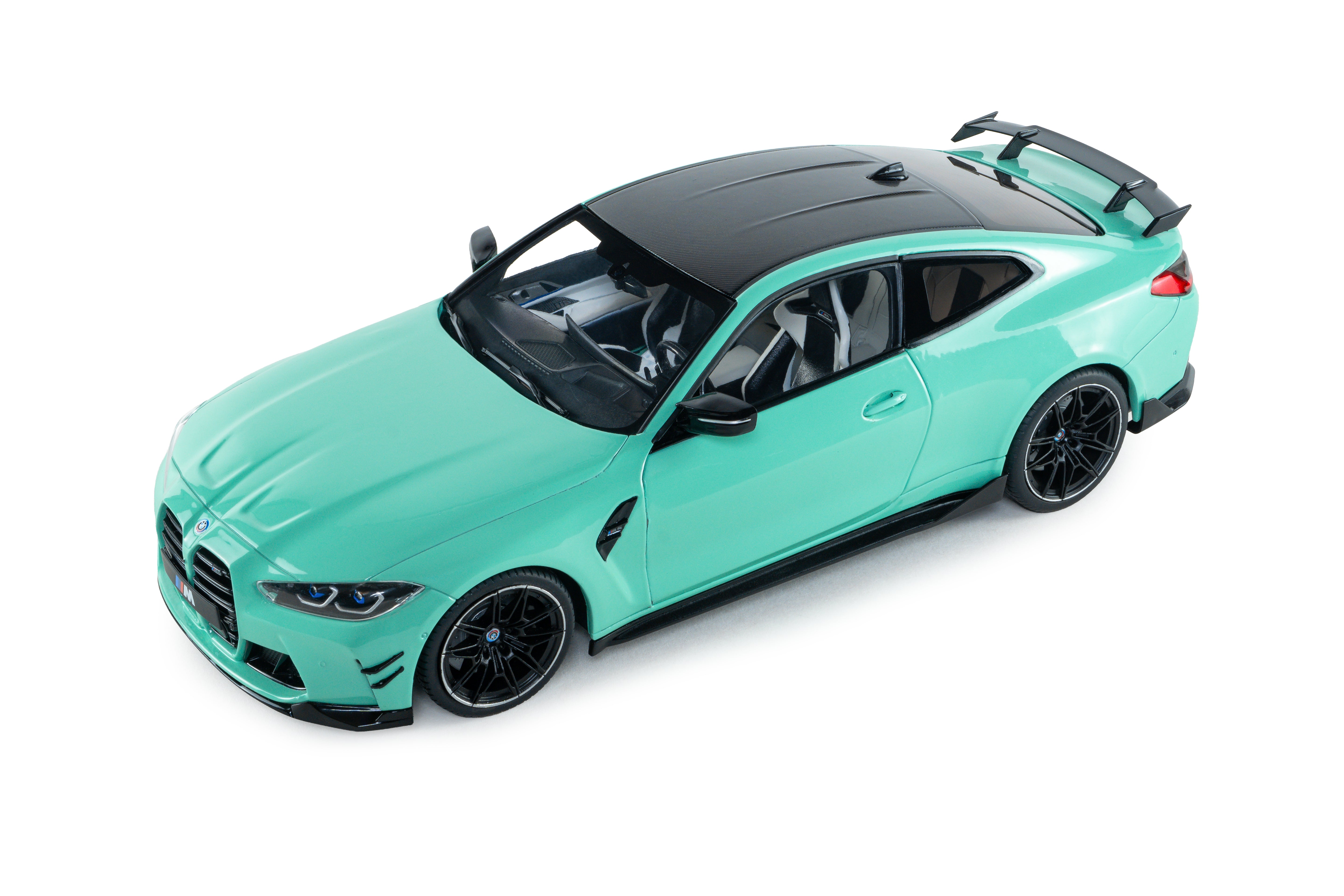 Solido S1814501 miniature collection 1/18 BMW M4 Performance turquoise - Breizh Modélisme.