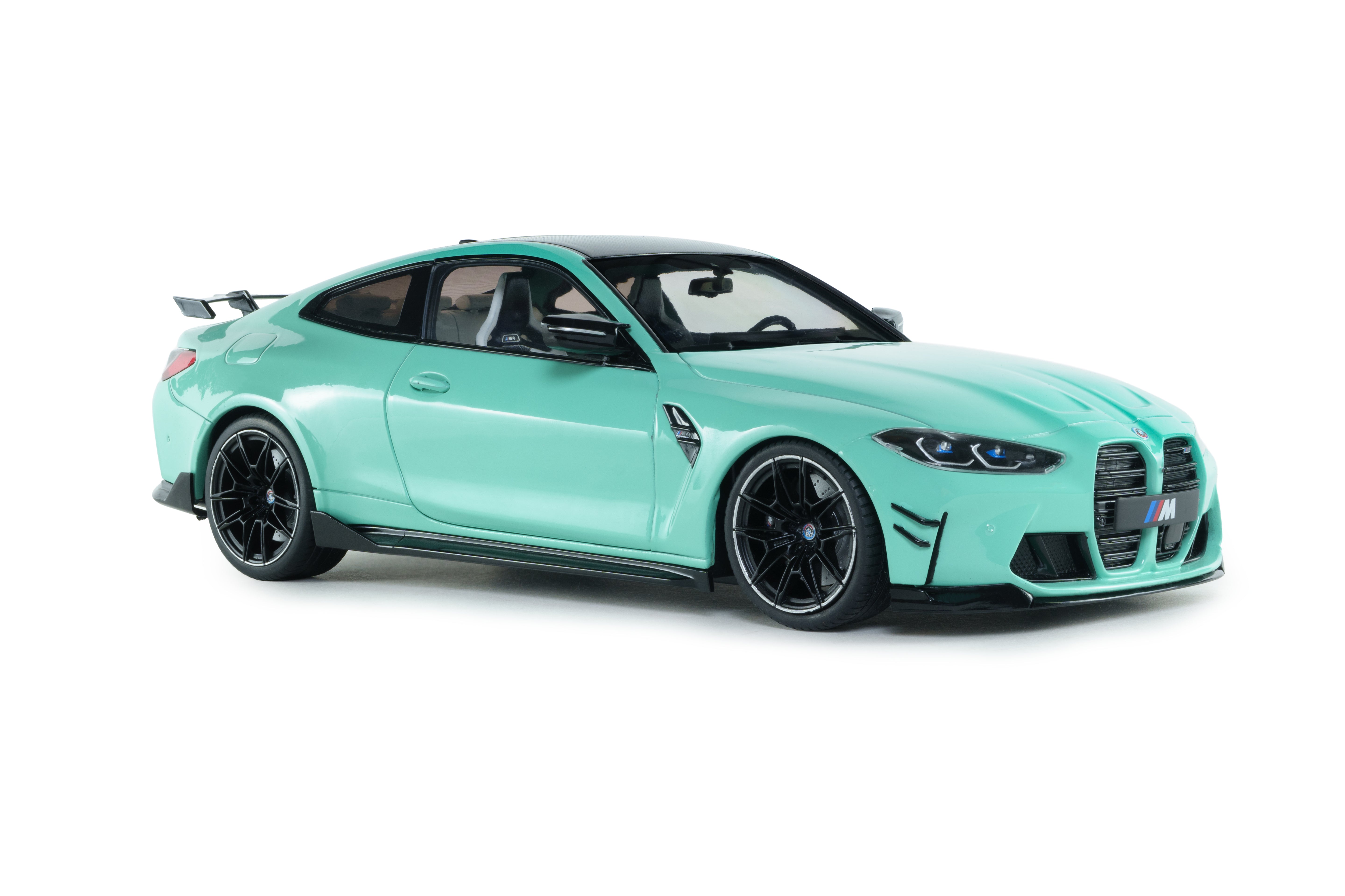 Solido S1814501 miniature collection 1/18 BMW M4 Performance turquoise - Breizh Modélisme.