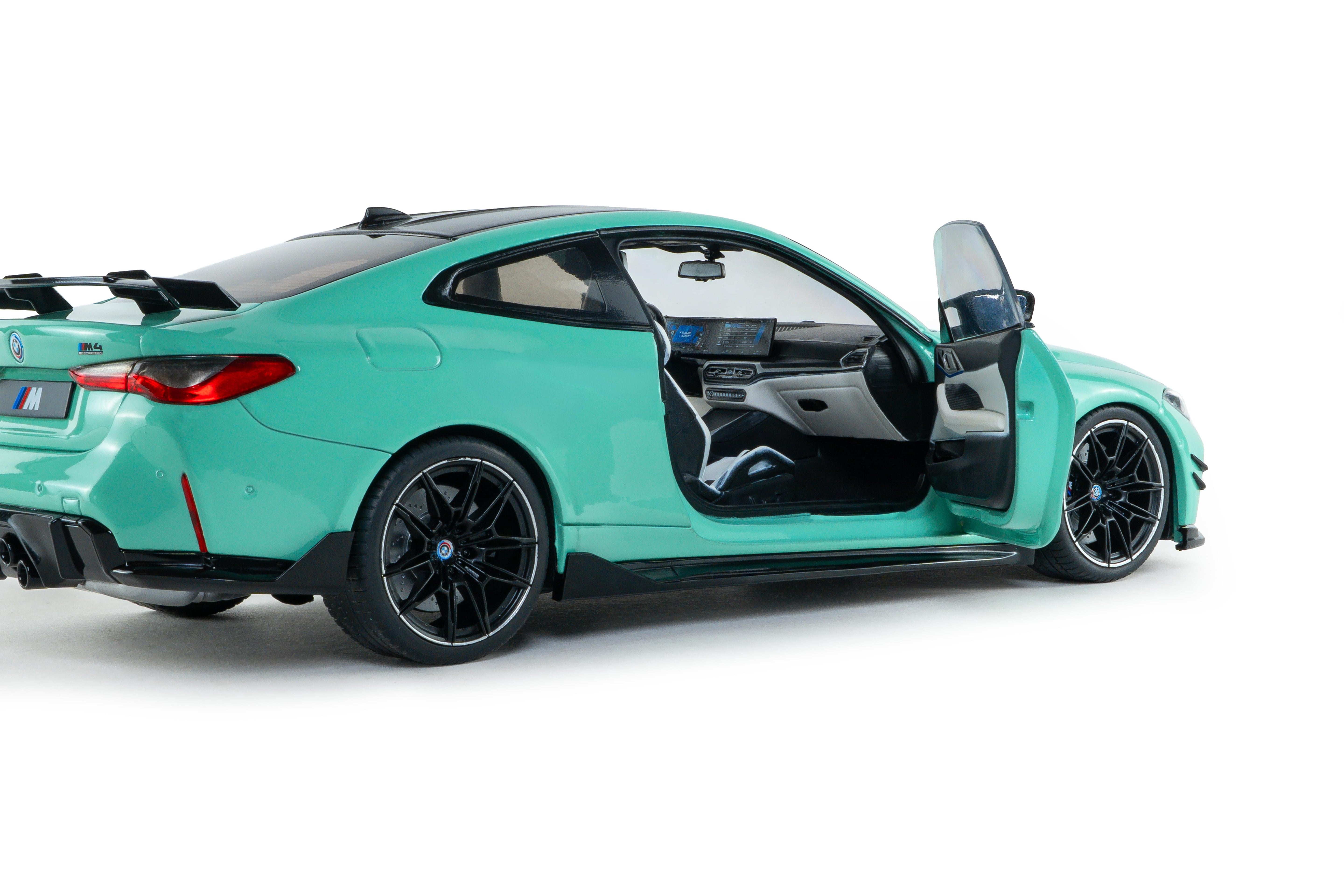 Solido S1814501 miniature collection 1/18 BMW M4 Performance turquoise - Breizh Modélisme.