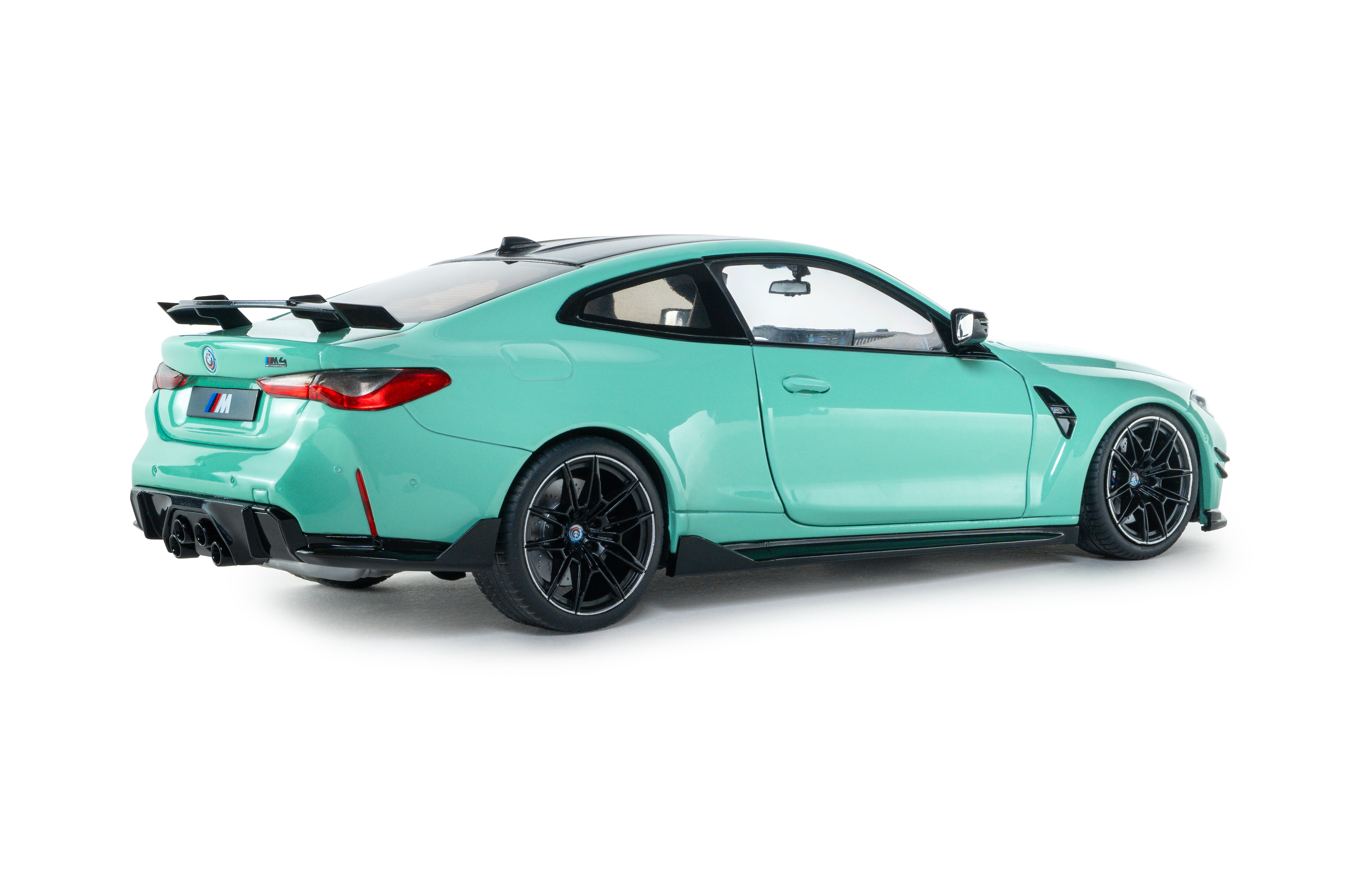 Solido S1814501 miniature collection 1/18 BMW M4 Performance turquoise - Breizh Modélisme.