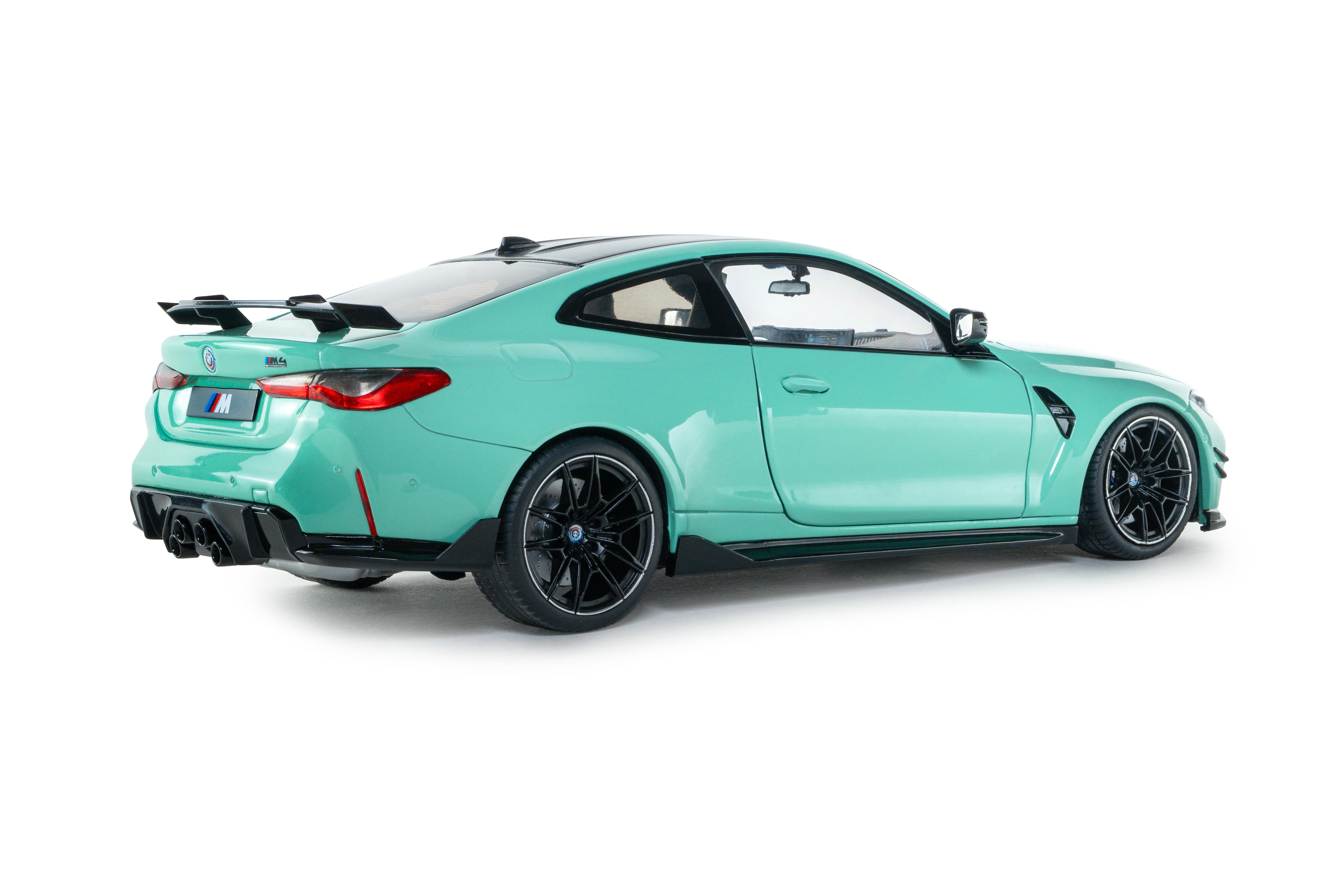 Solido S1814501 miniature collection 1/18 BMW M4 Performance turquoise - Breizh Modélisme.