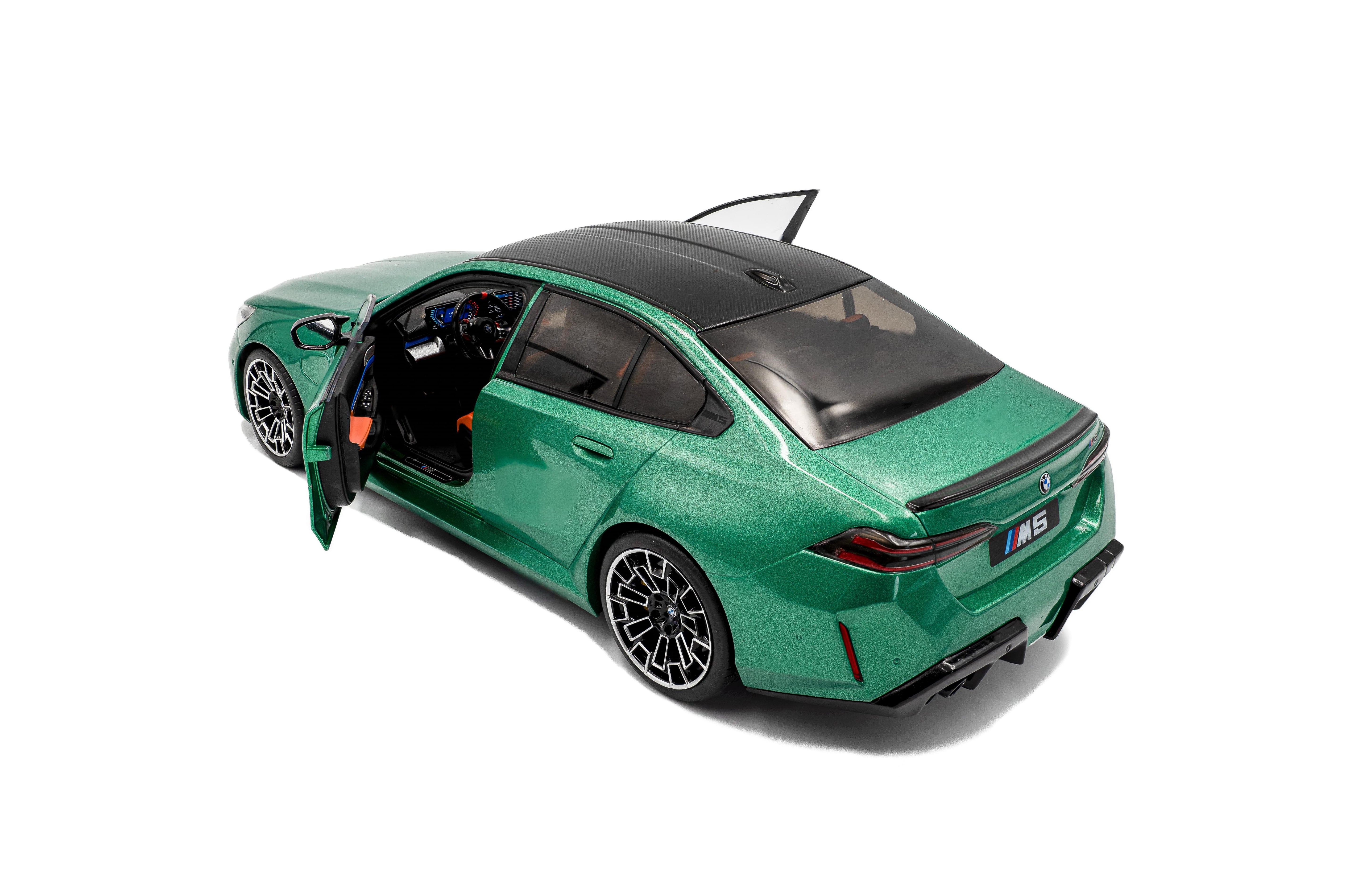 Solido S1814701 Voiture miniature collection 1/18 BMW M5 – M Isle of Man Green Metallic – 2025