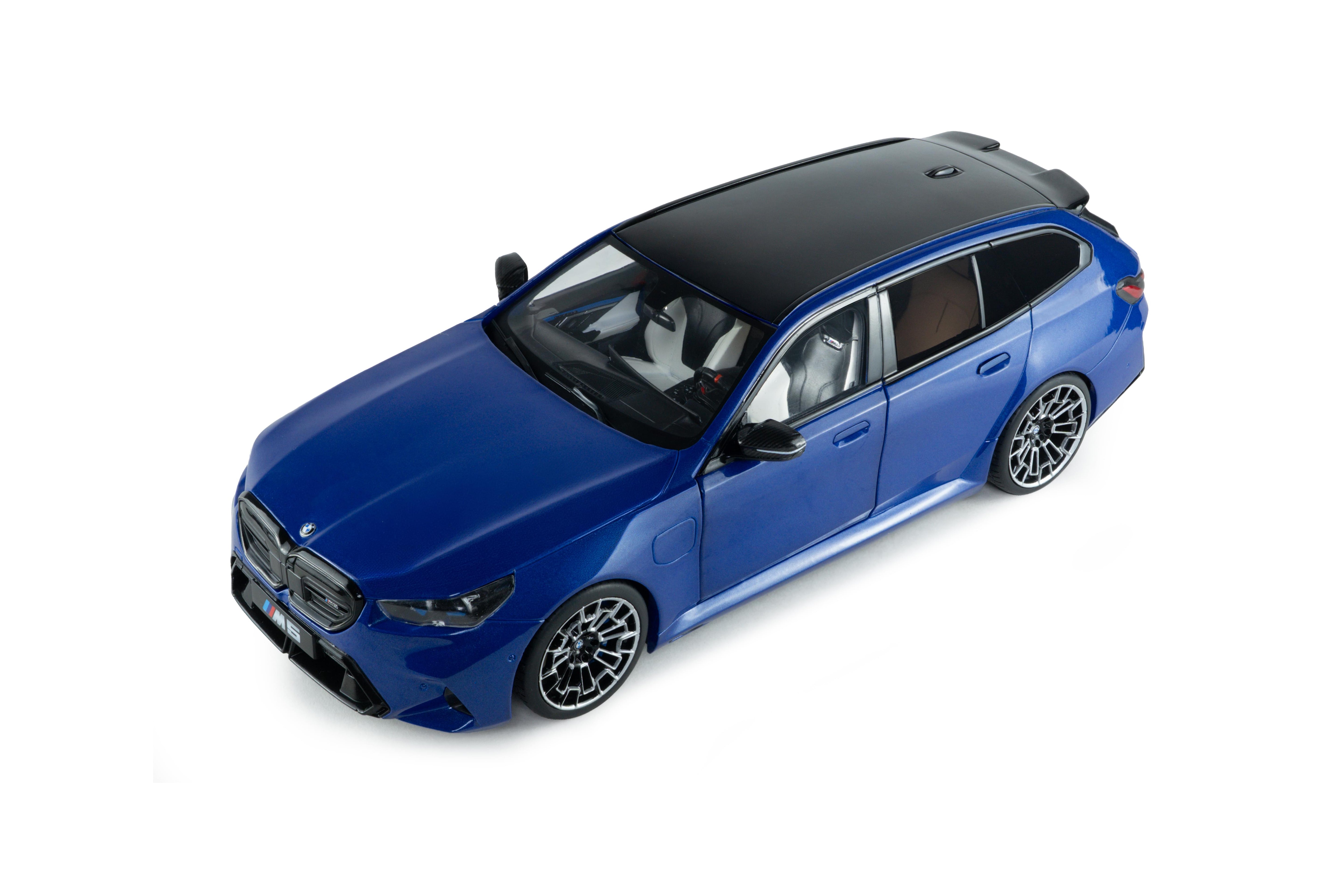 Solido S1814801 Voiture miniature collection 1/18 BMW M5 TOURING – M bleu marine Metallic – 2024