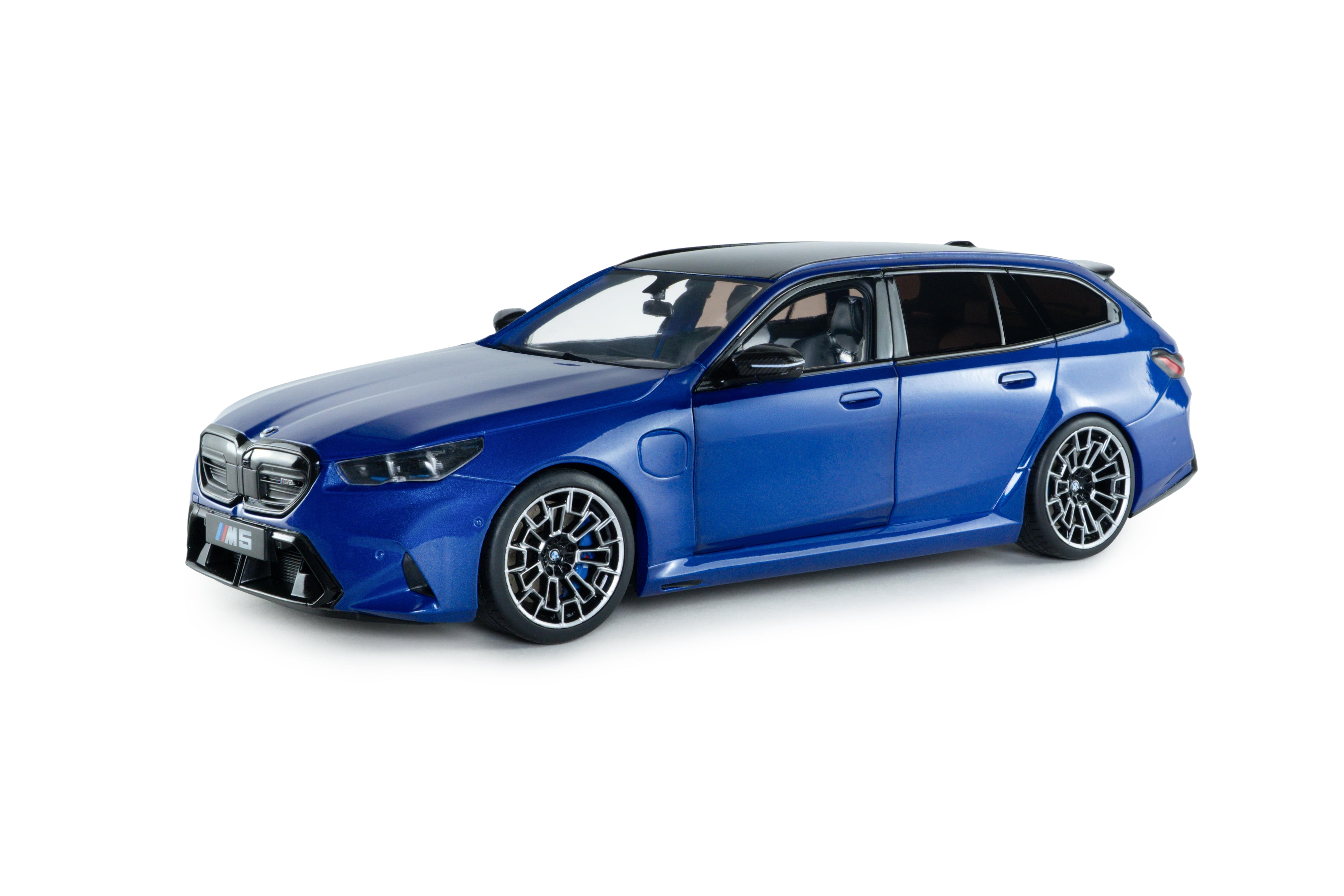 Solido S1814801 Voiture miniature collection 1/18 BMW M5 TOURING – M bleu marine Metallic – 2024