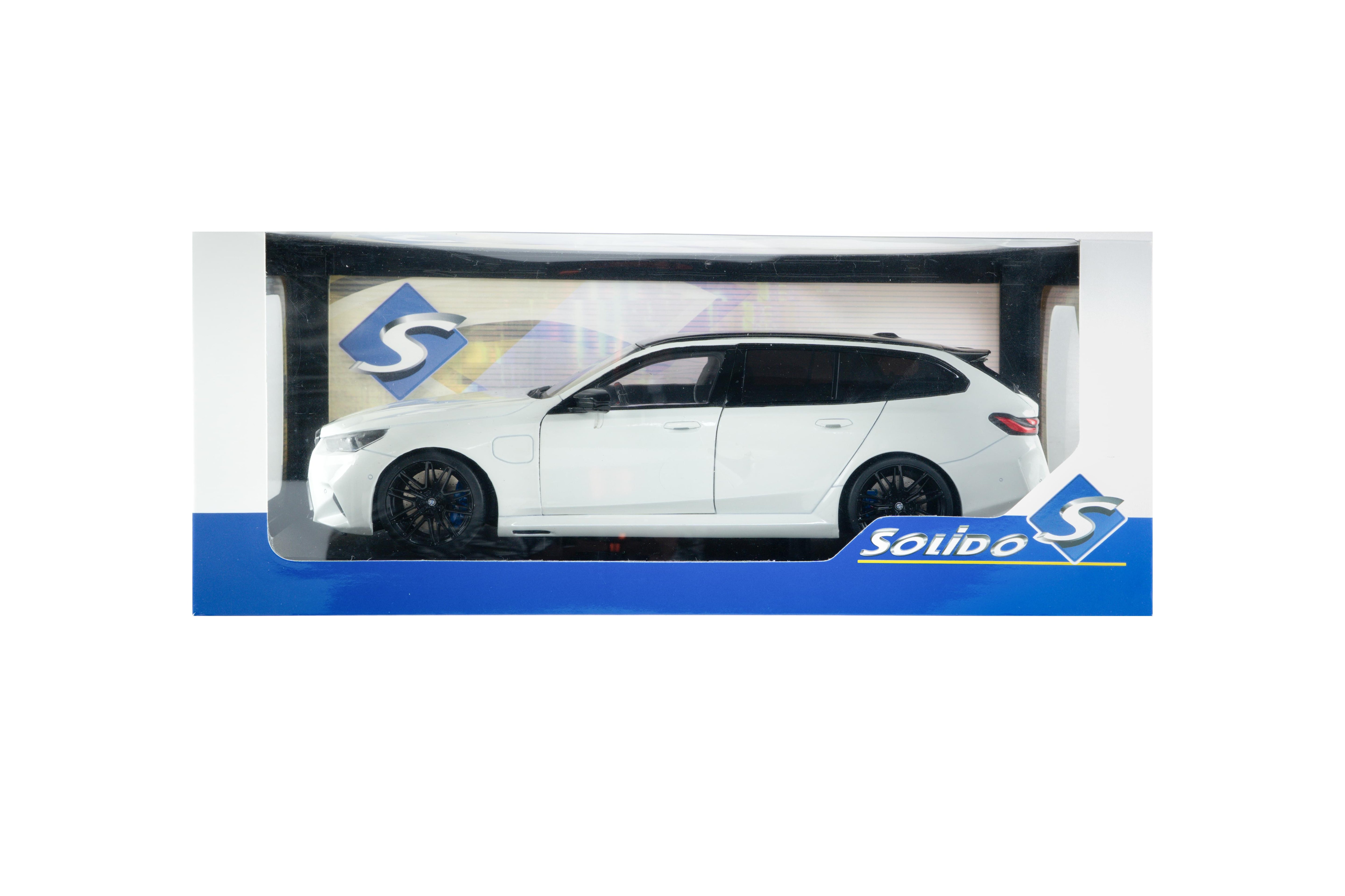 Solido S1814802 Voiture miniature collection 1/18 BMW M5 Touring – Alpine White Solid – 2025