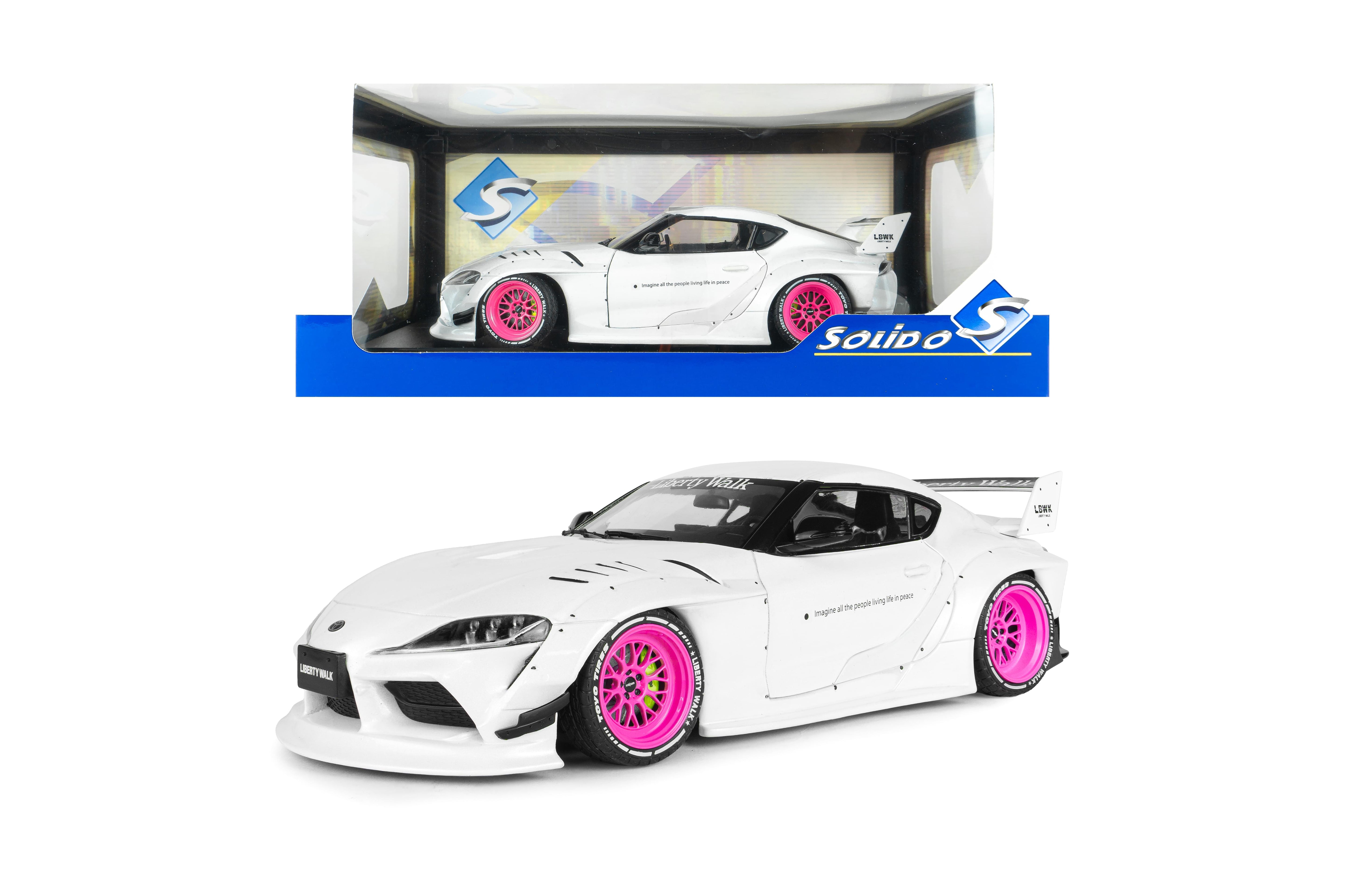 Solido S1815502 Voiture miniature collection 1/18 Toyota GR Supra Liberty Walk Body Kit 2025