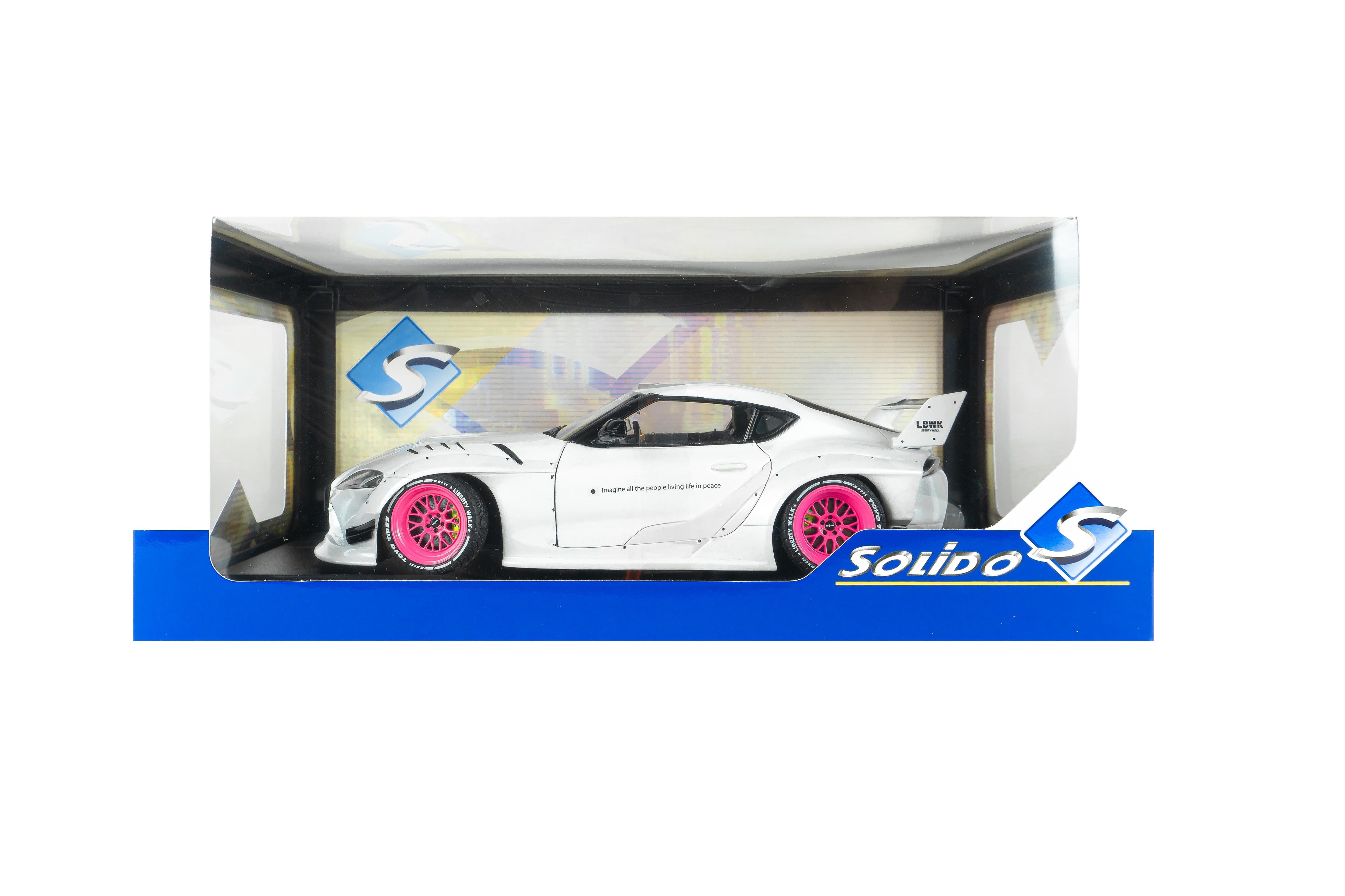 Solido S1815502 Voiture miniature collection 1/18 Toyota GR Supra Liberty Walk Body Kit 2025