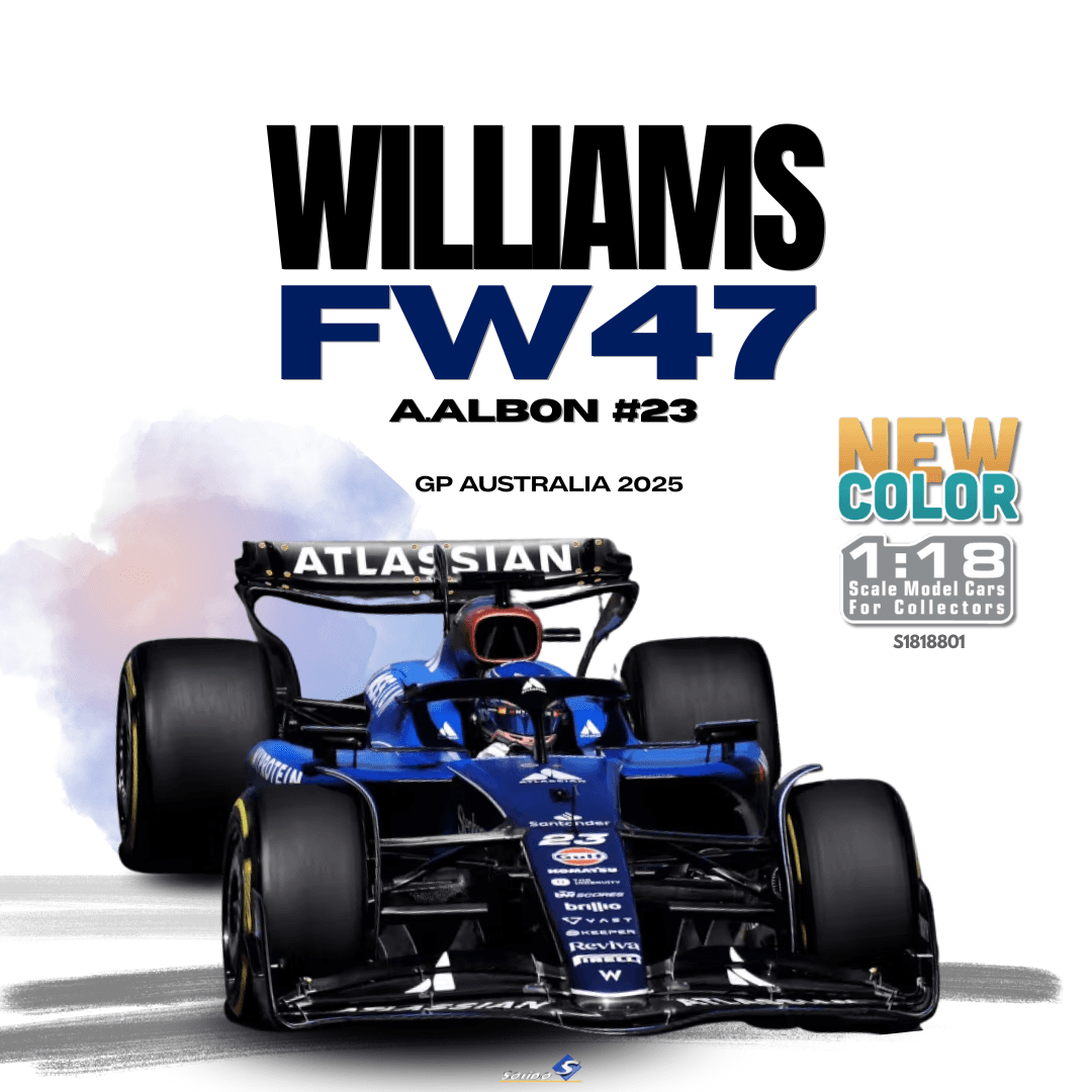 Solido S1818801 Voiture miniature collection 1/18 Williams FW47 No 23 Albon Australie 2025