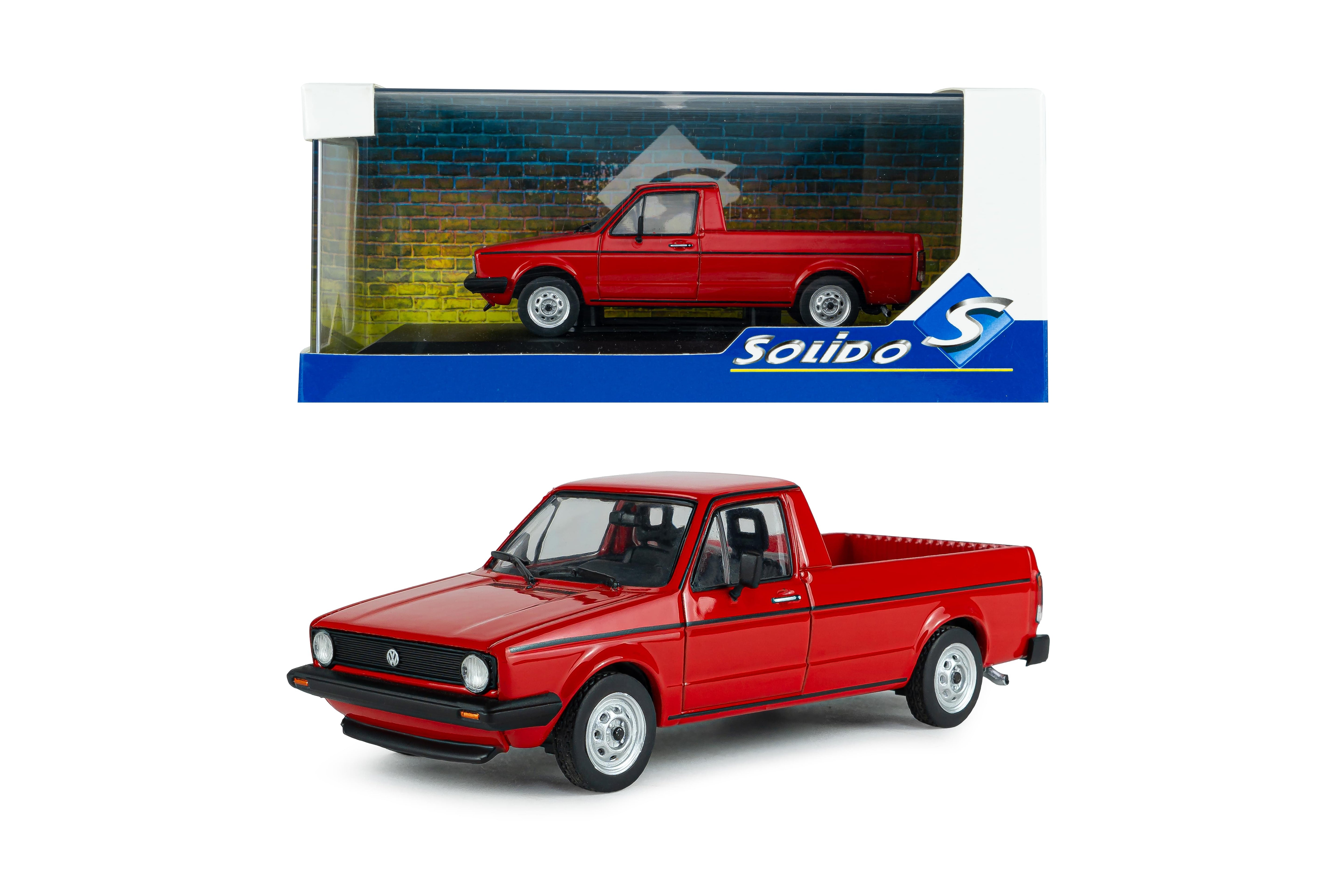 Voiture miniature 1/43 Volkswagen Caddy MK1 rouge mars 1982 Solido S4312305 - Breizh Modélisme.