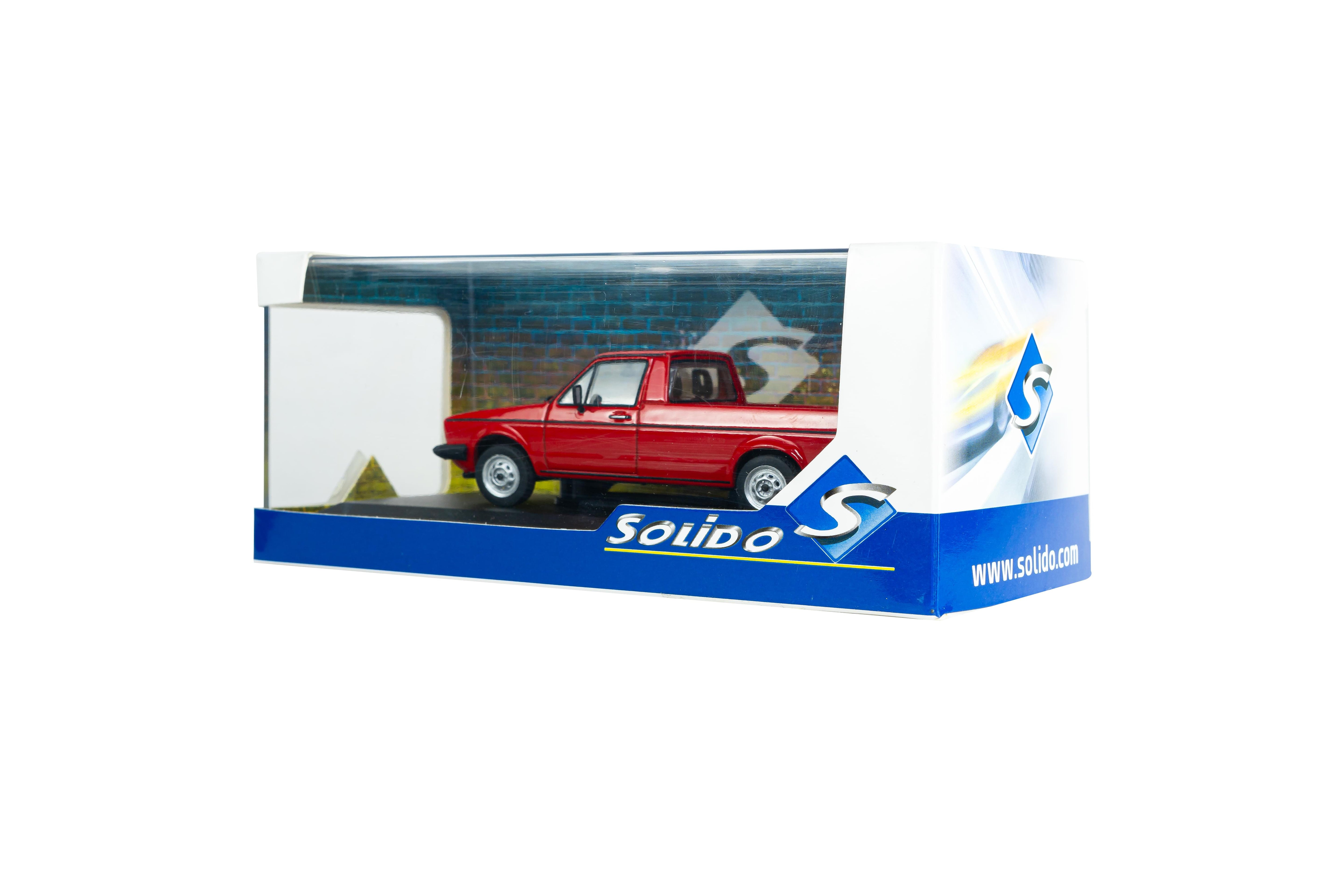 Voiture miniature 1/43 Volkswagen Caddy MK1 rouge mars 1982 Solido S4312305 - Breizh Modélisme.