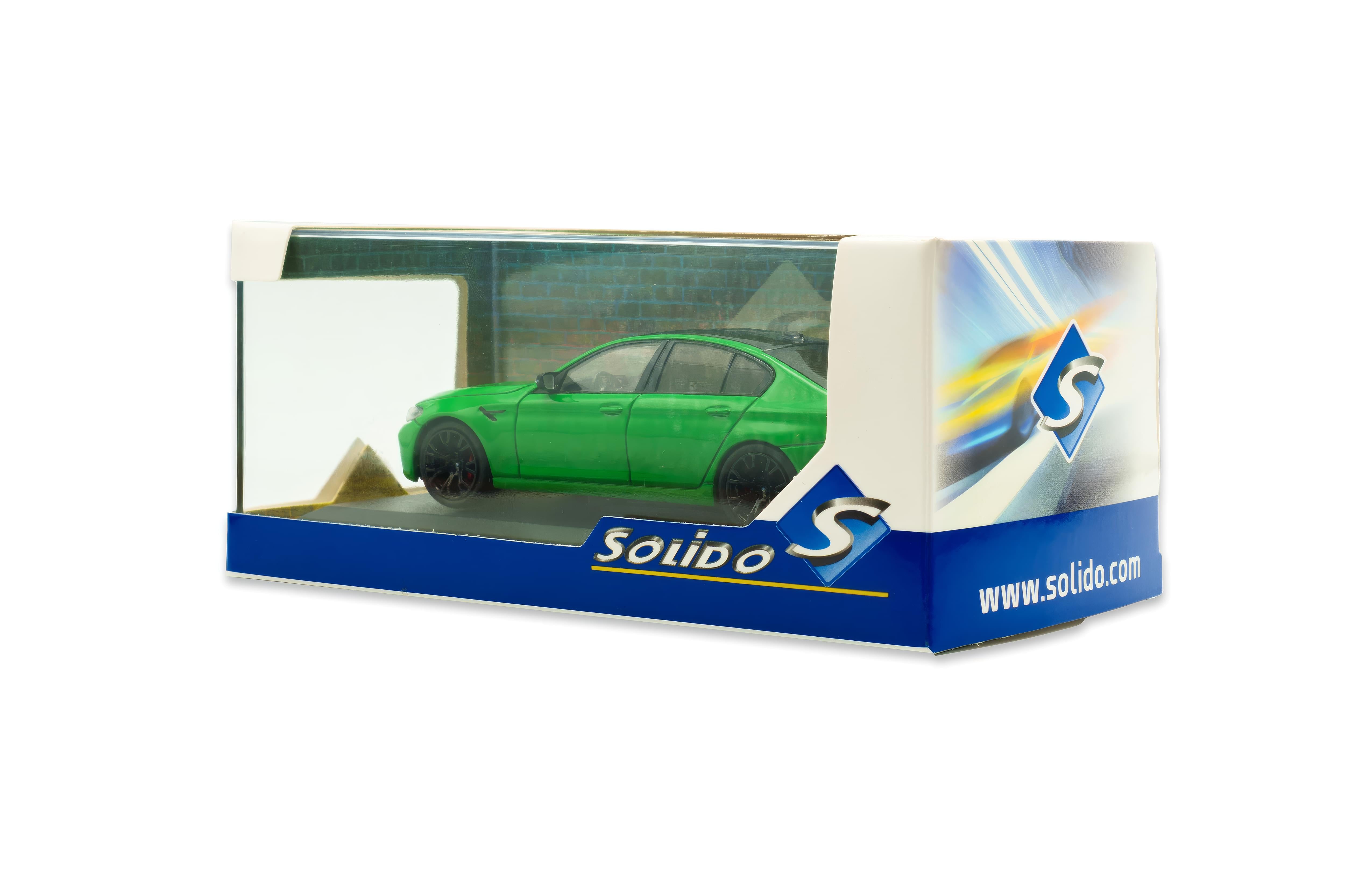 Voiture miniature 1/43 BMW M5 Competition 2022 Green Solido S4312705
