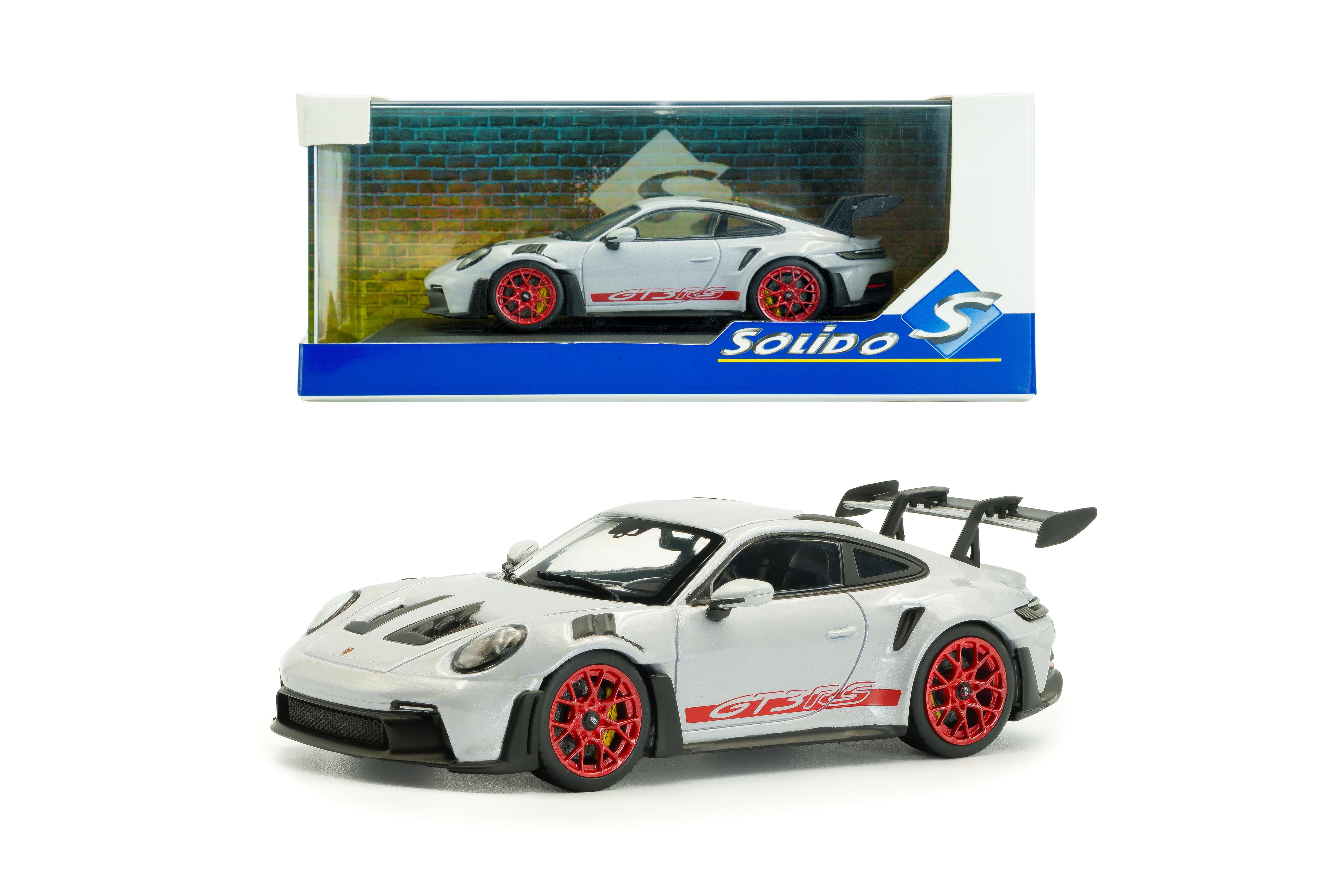 Voiture miniature 1/43 Porsche 911 (992) GT3 RS 2023 Ice Grey Solido S4314802
