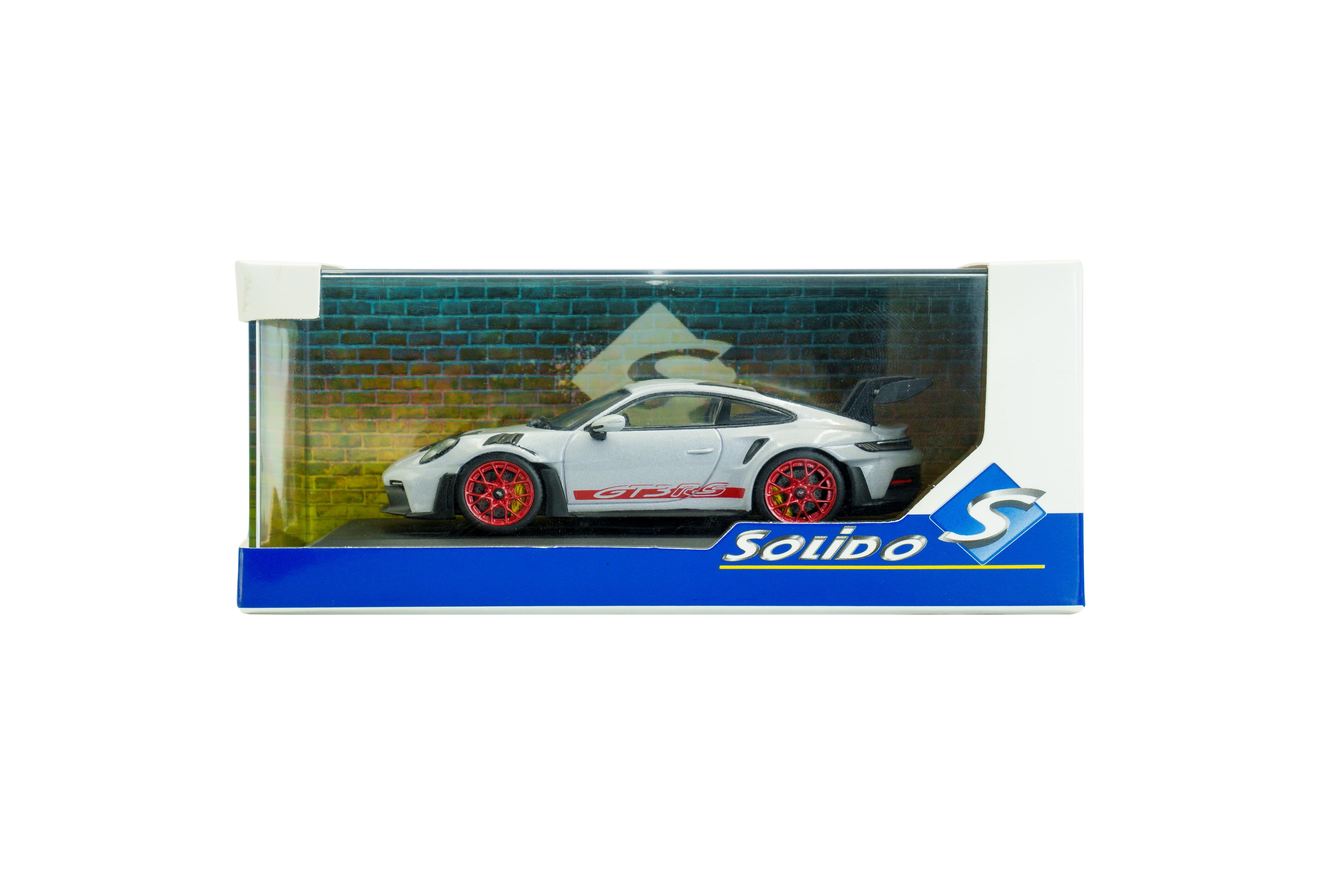Voiture miniature 1/43 Porsche 911 (992) GT3 RS 2023 Ice Grey Solido S4314802