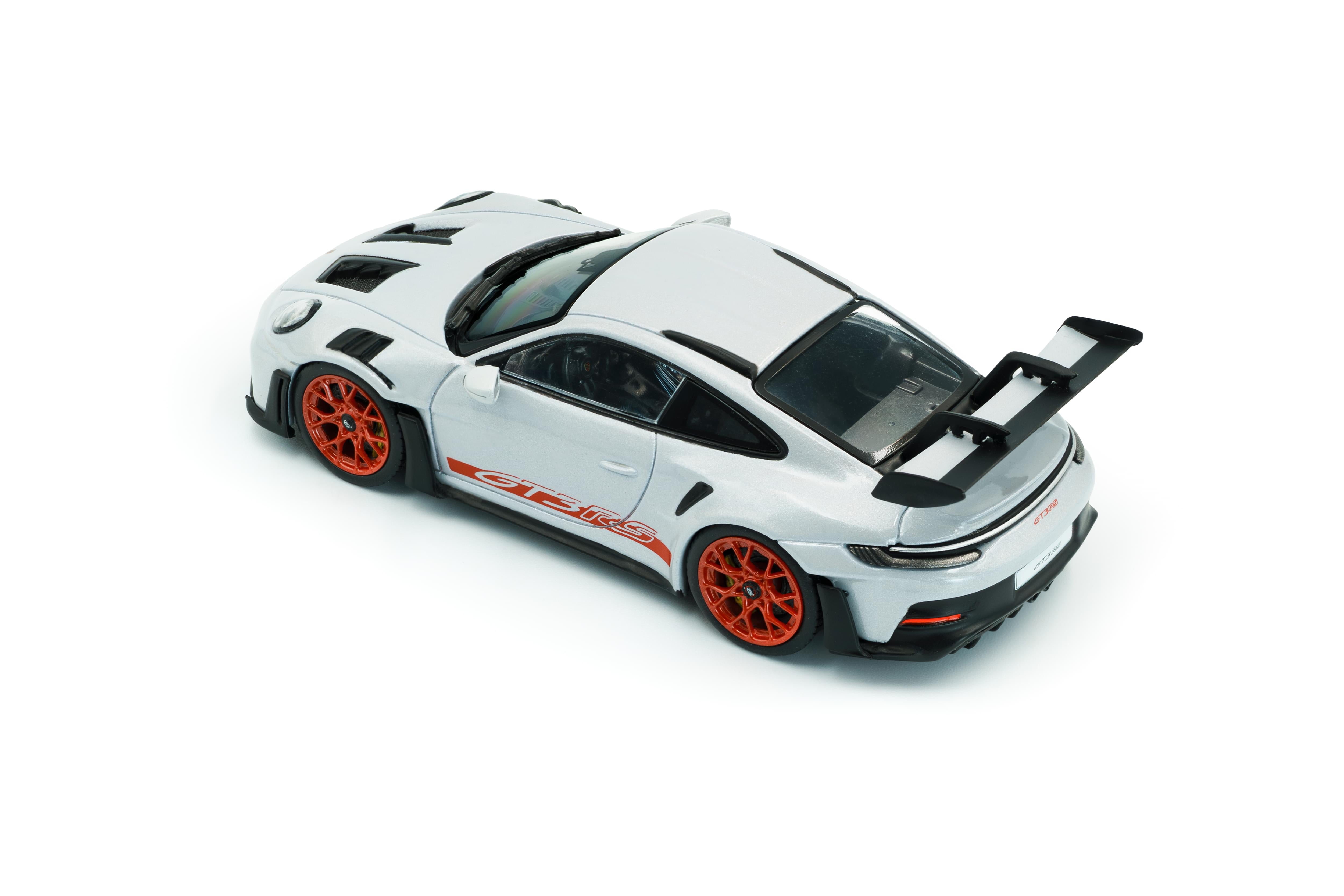 Voiture miniature 1/43 Porsche 911 (992) GT3 RS 2023 Ice Grey Solido S4314802
