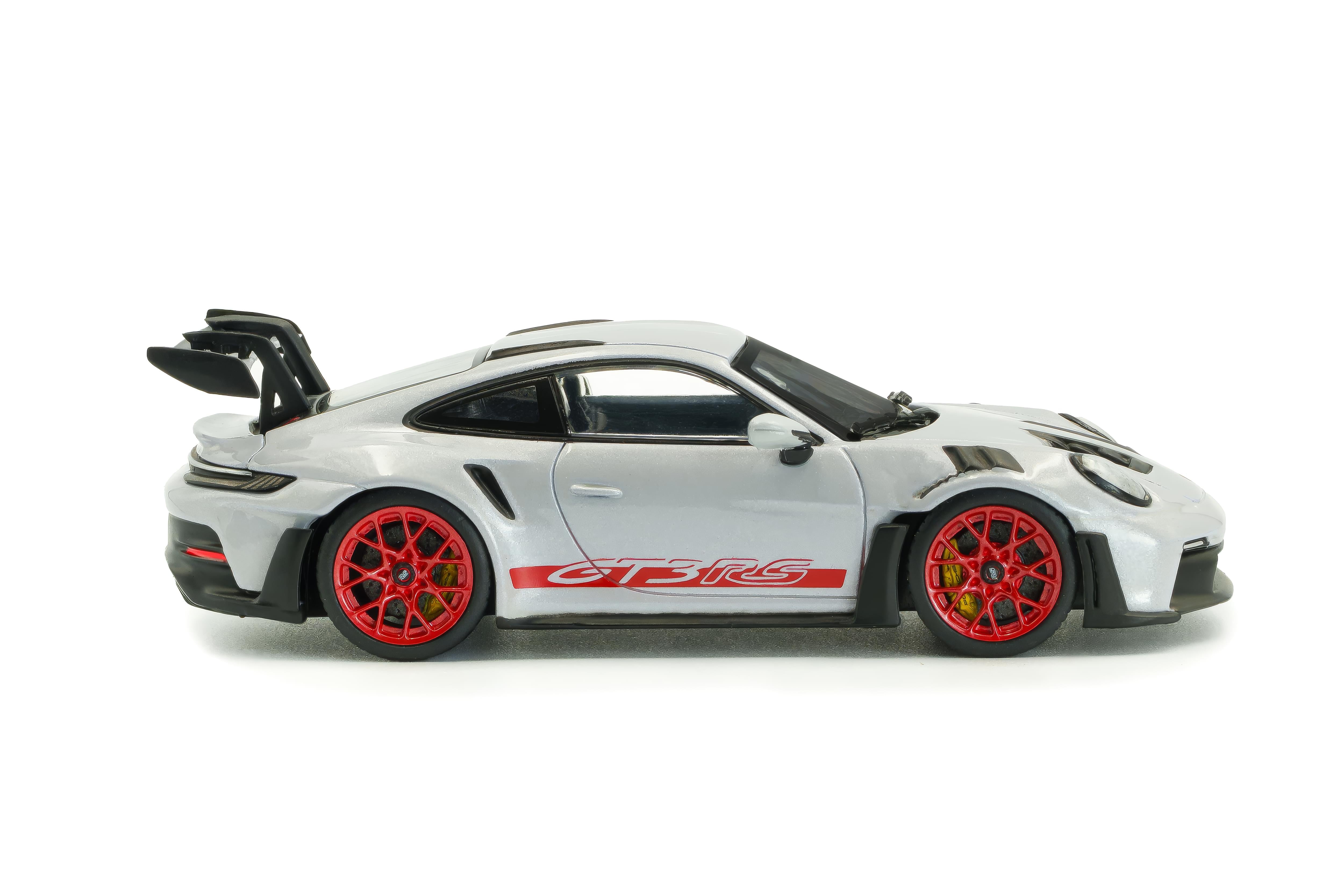 Voiture miniature 1/43 Porsche 911 (992) GT3 RS 2023 Ice Grey Solido S4314802