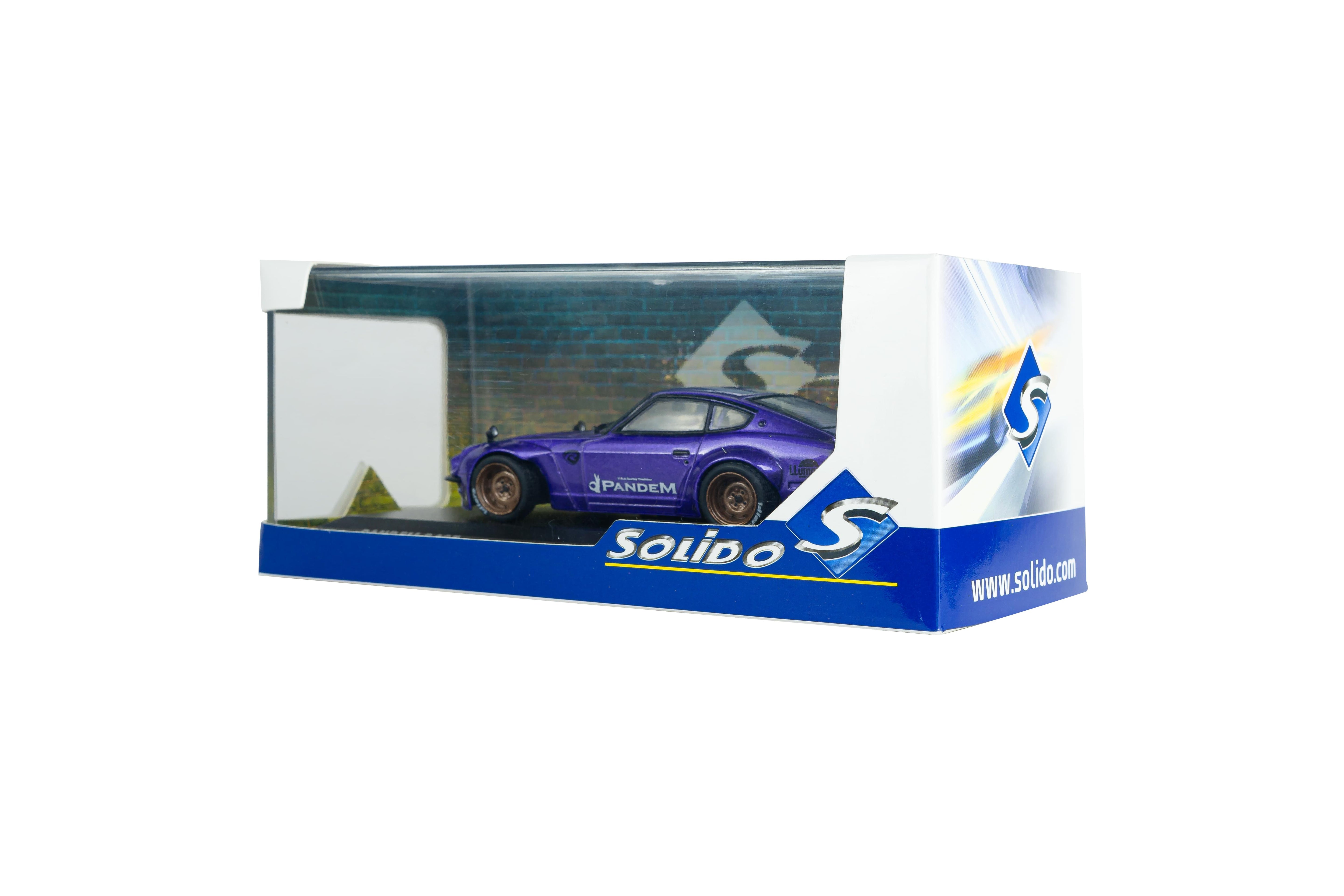 Voiture miniature 1/43 Pandem 240z violet métallisé 1973 Solido S4316303