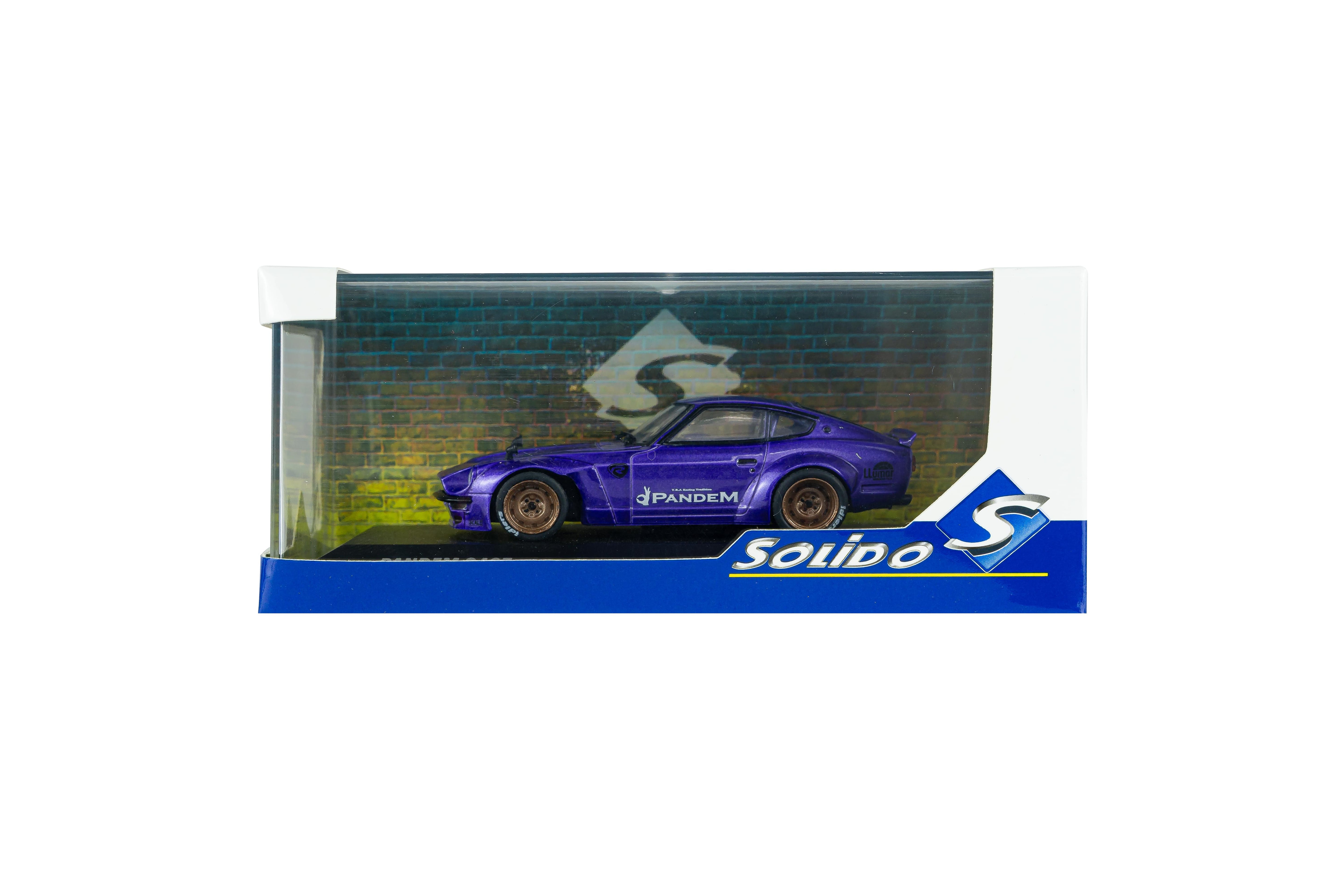 Voiture miniature 1/43 Pandem 240z violet métallisé 1973 Solido S4316303