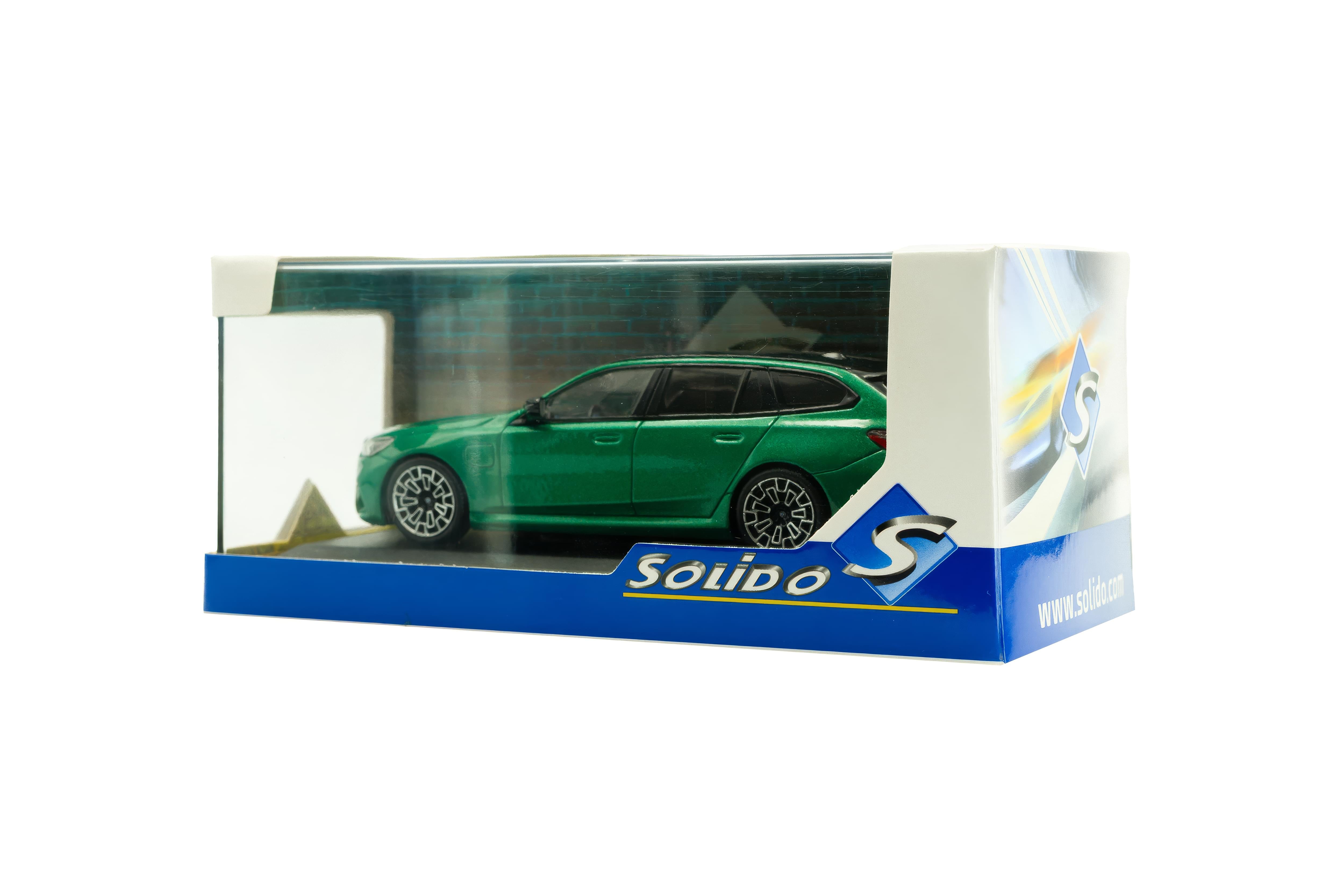 Voiture miniature 1/43 BMW M5 Touring 2024 Green Solido S4317503