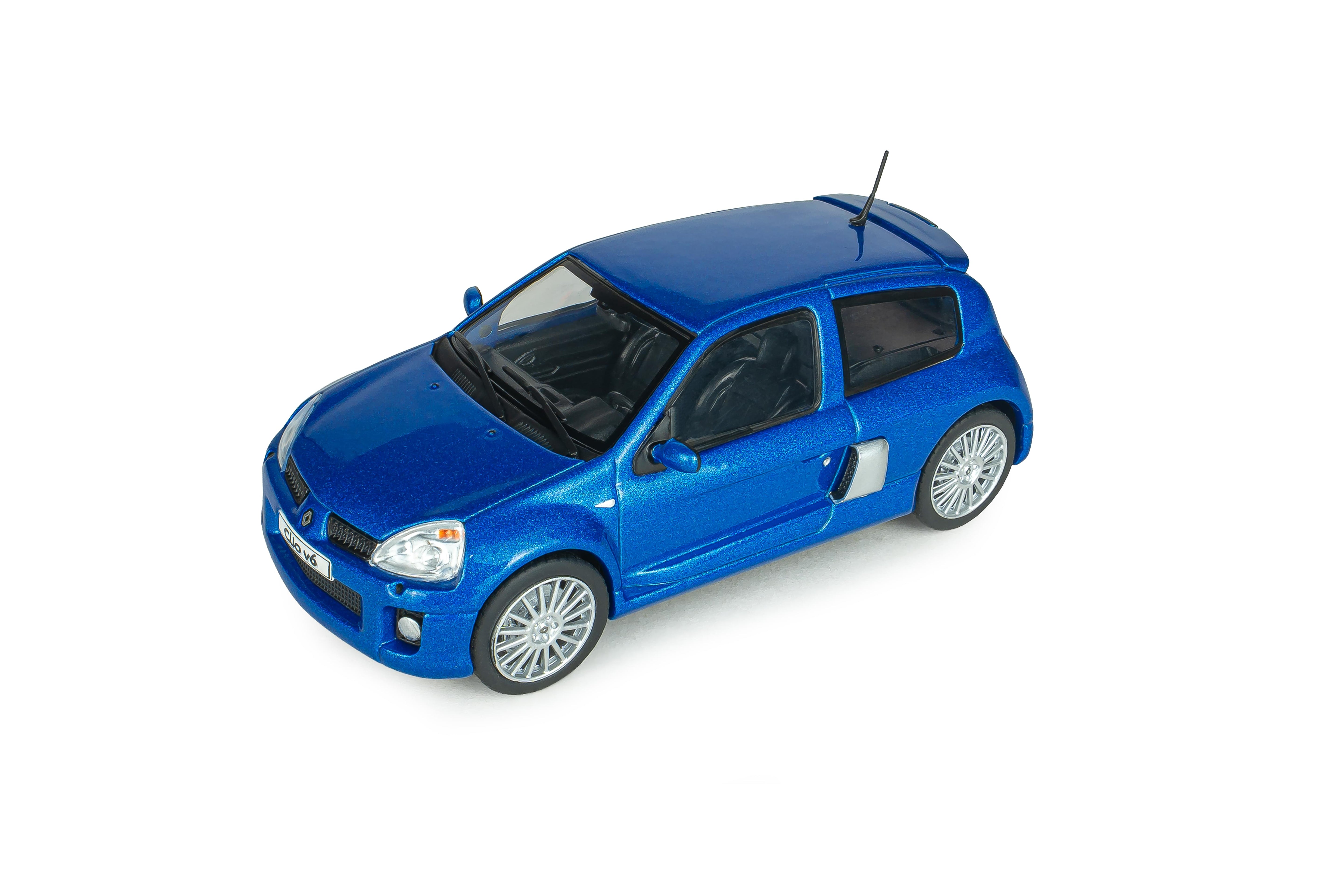 Voiture miniature 1/43 Renault Clio V6 Ph 2 2003 Blue Solido S4318101