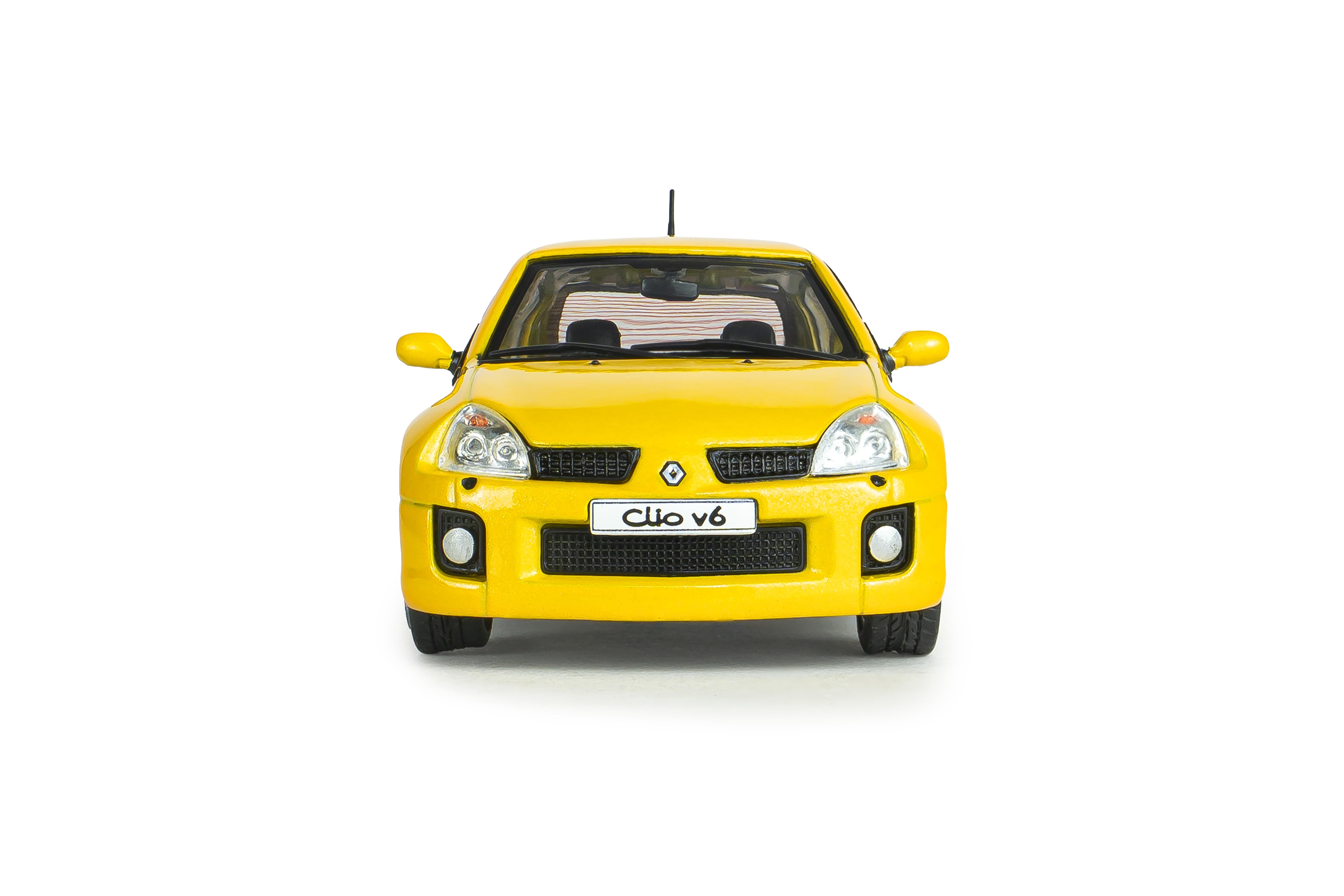 Voiture miniature 1/43 Renault Clio V6 Ph 2 2003 Jaune Sirius Solido S4318102