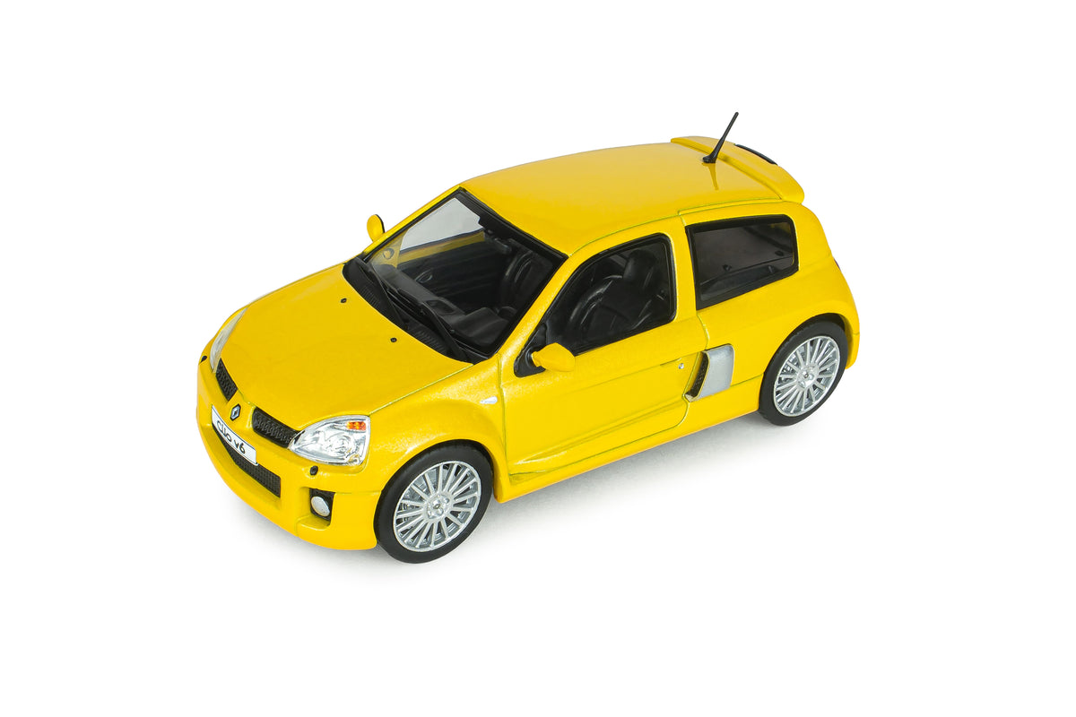Voiture miniature 1/43 Renault Clio V6 Ph 2 2003 Jaune Sirius Solido S4318102