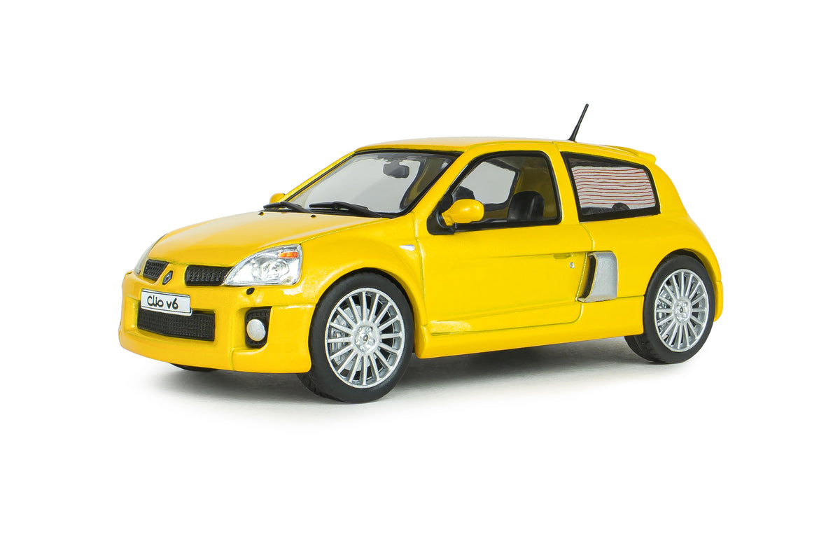 Voiture miniature 1/43 Renault Clio V6 Ph 2 2003 Jaune Sirius Solido S4318102