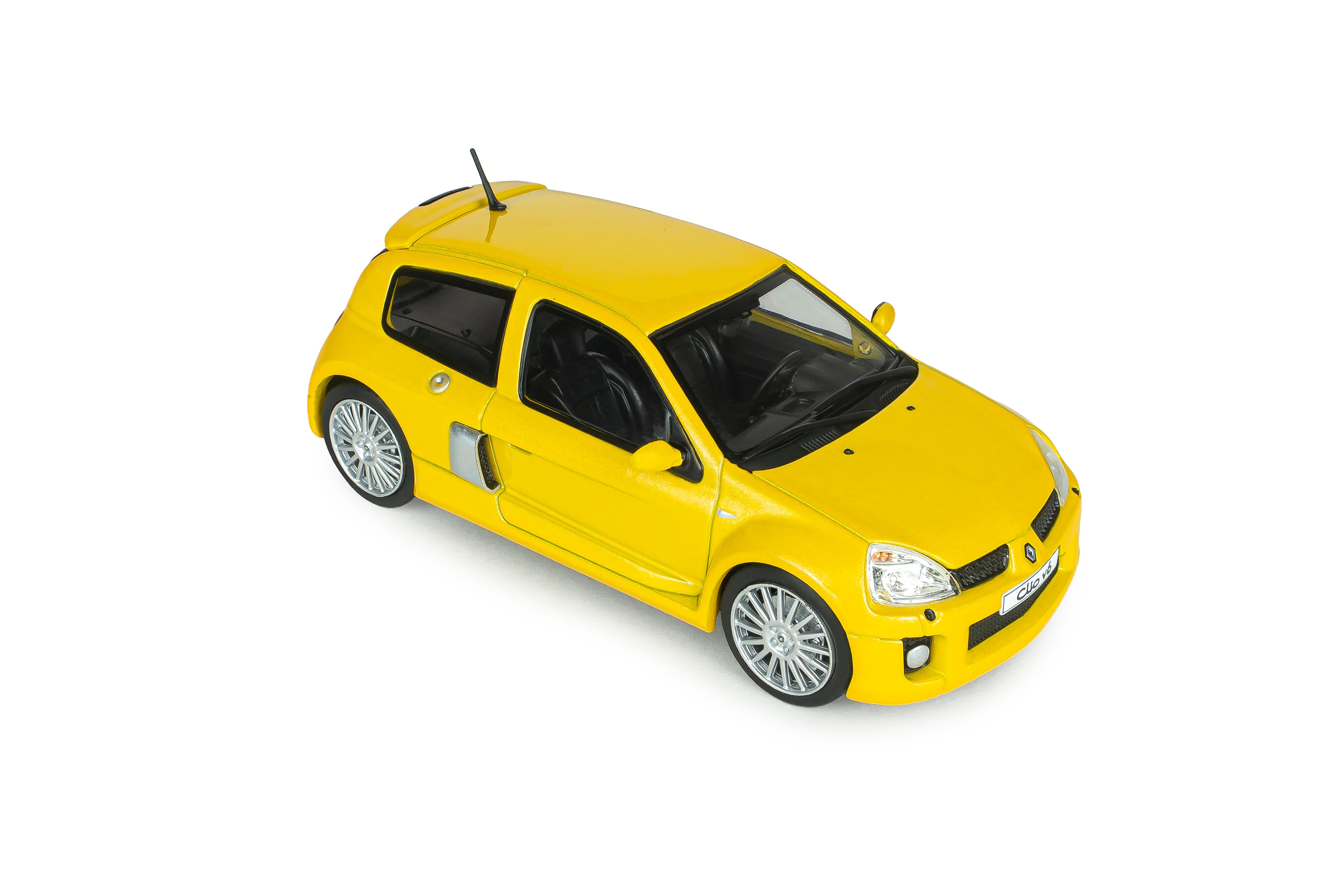Voiture miniature 1/43 Renault Clio V6 Ph 2 2003 Jaune Sirius Solido S4318102