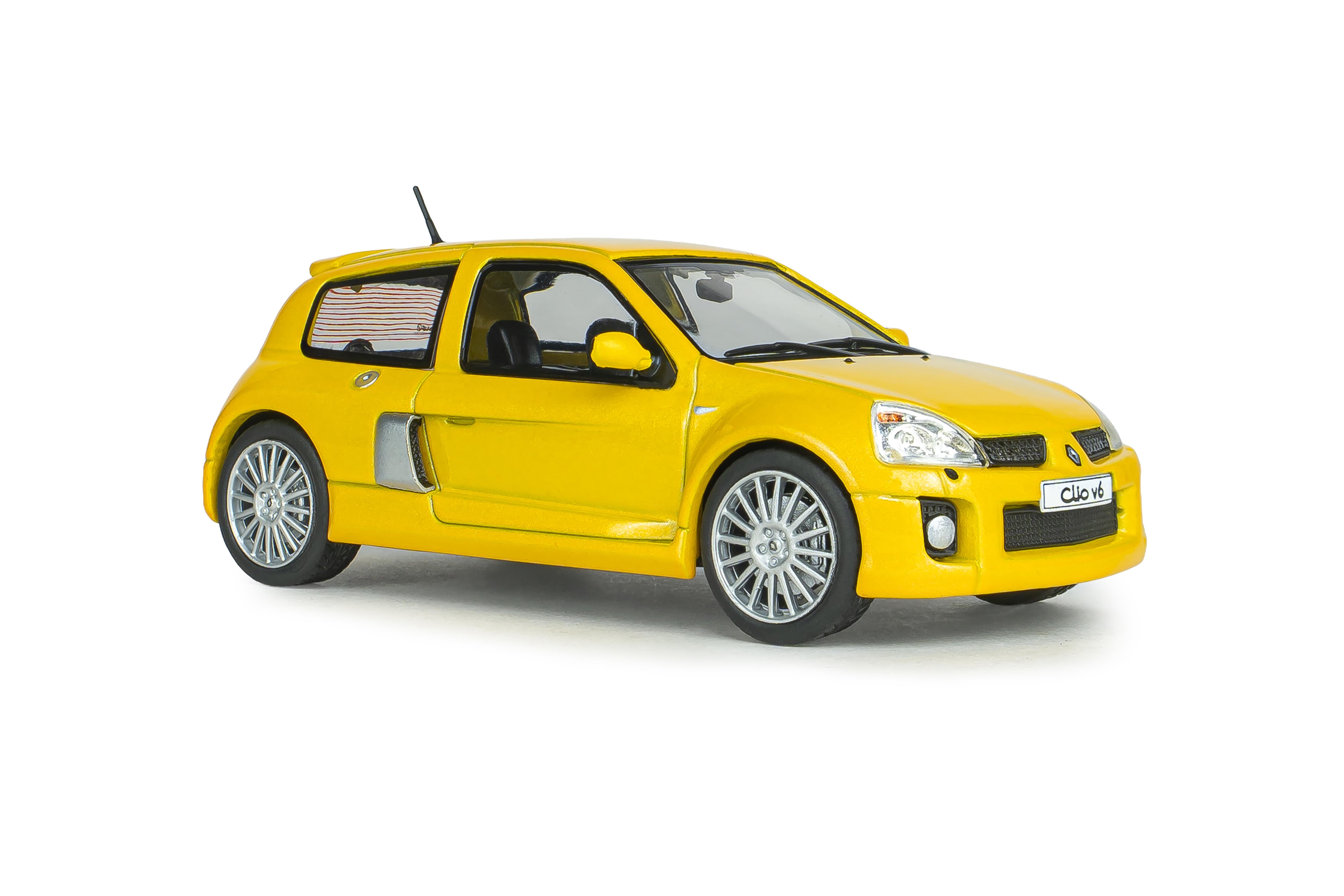 Voiture miniature 1/43 Renault Clio V6 Ph 2 2003 Jaune Sirius Solido S4318102