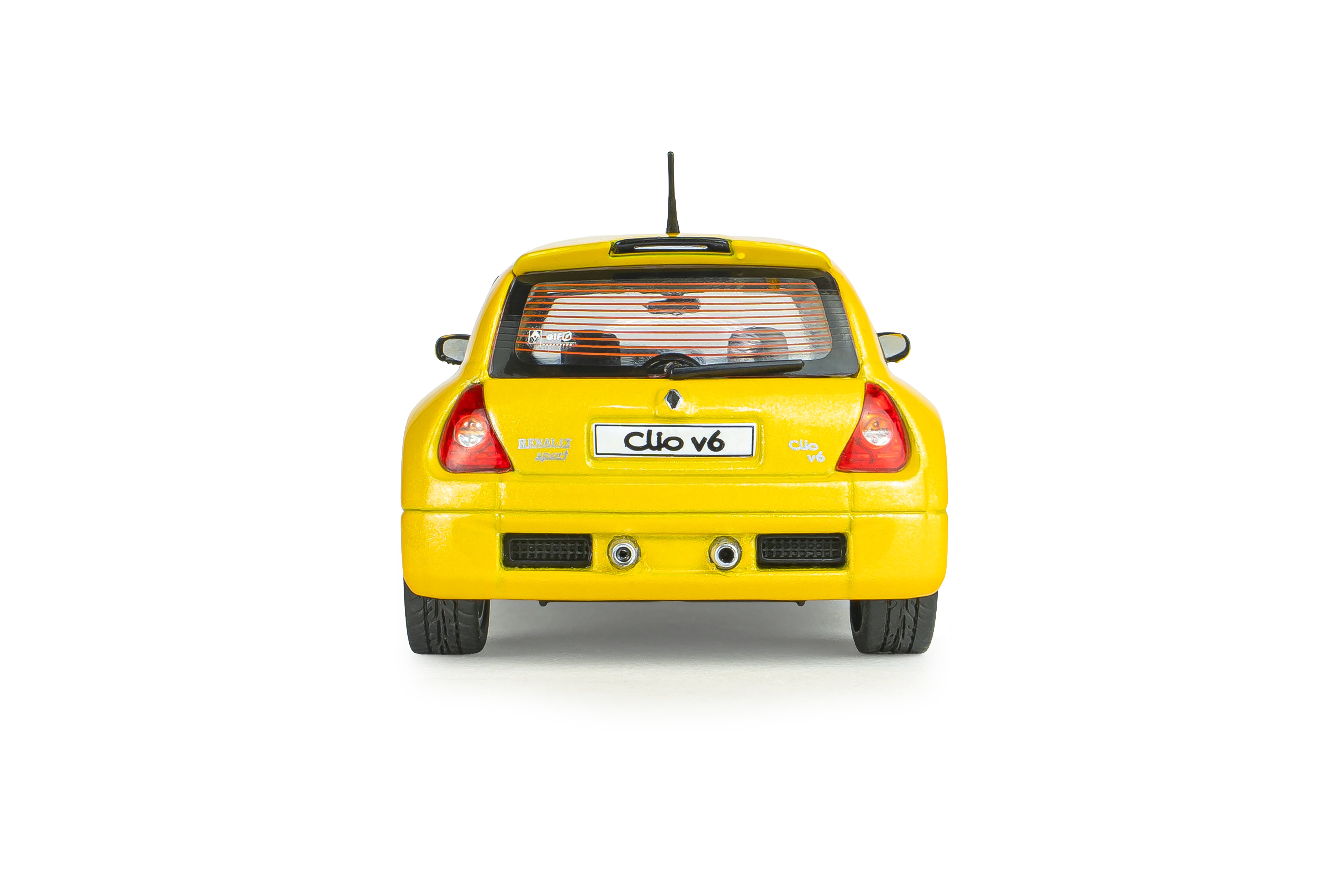 Voiture miniature 1/43 Renault Clio V6 Ph 2 2003 Jaune Sirius Solido S4318102