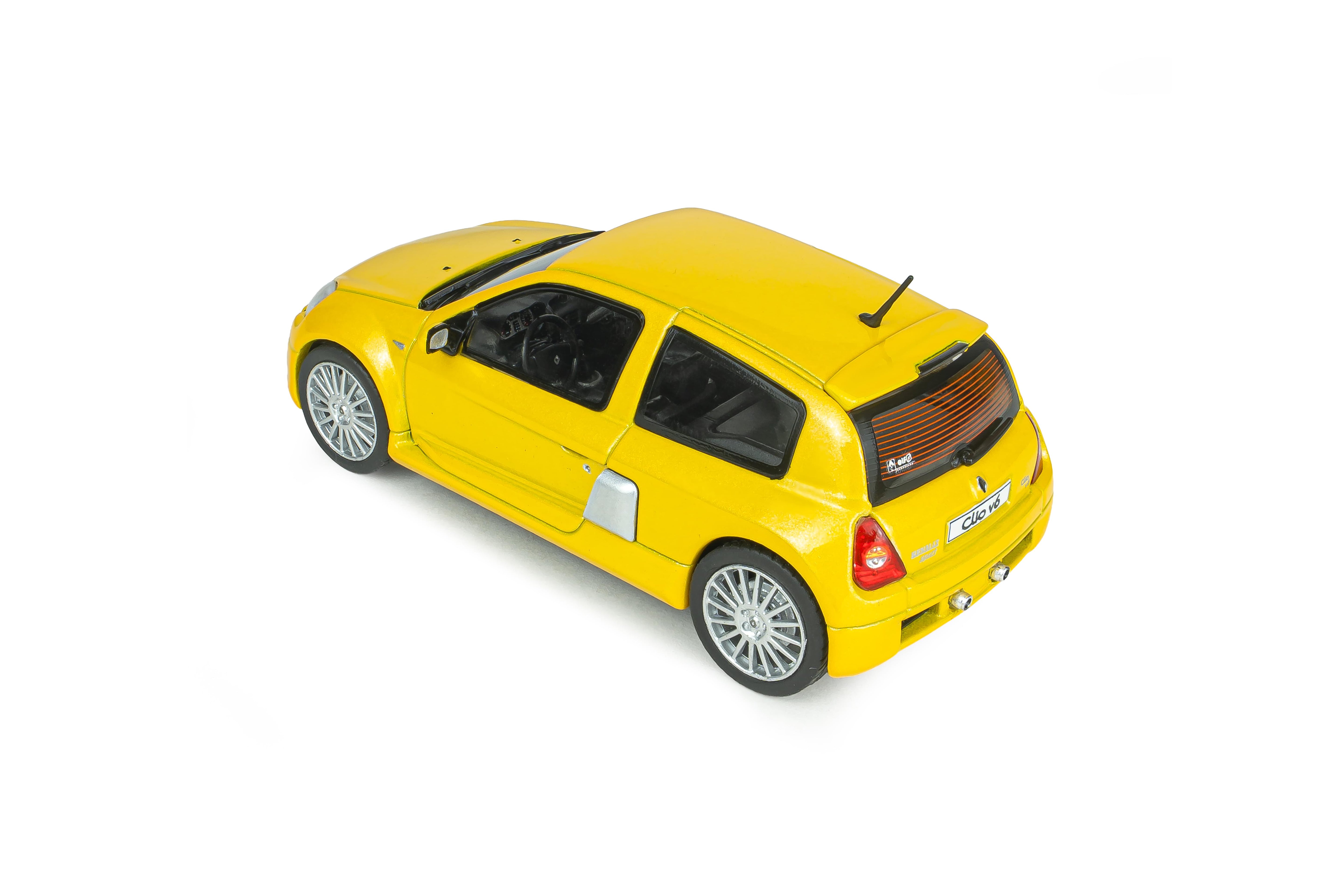 Voiture miniature 1/43 Renault Clio V6 Ph 2 2003 Jaune Sirius Solido S4318102