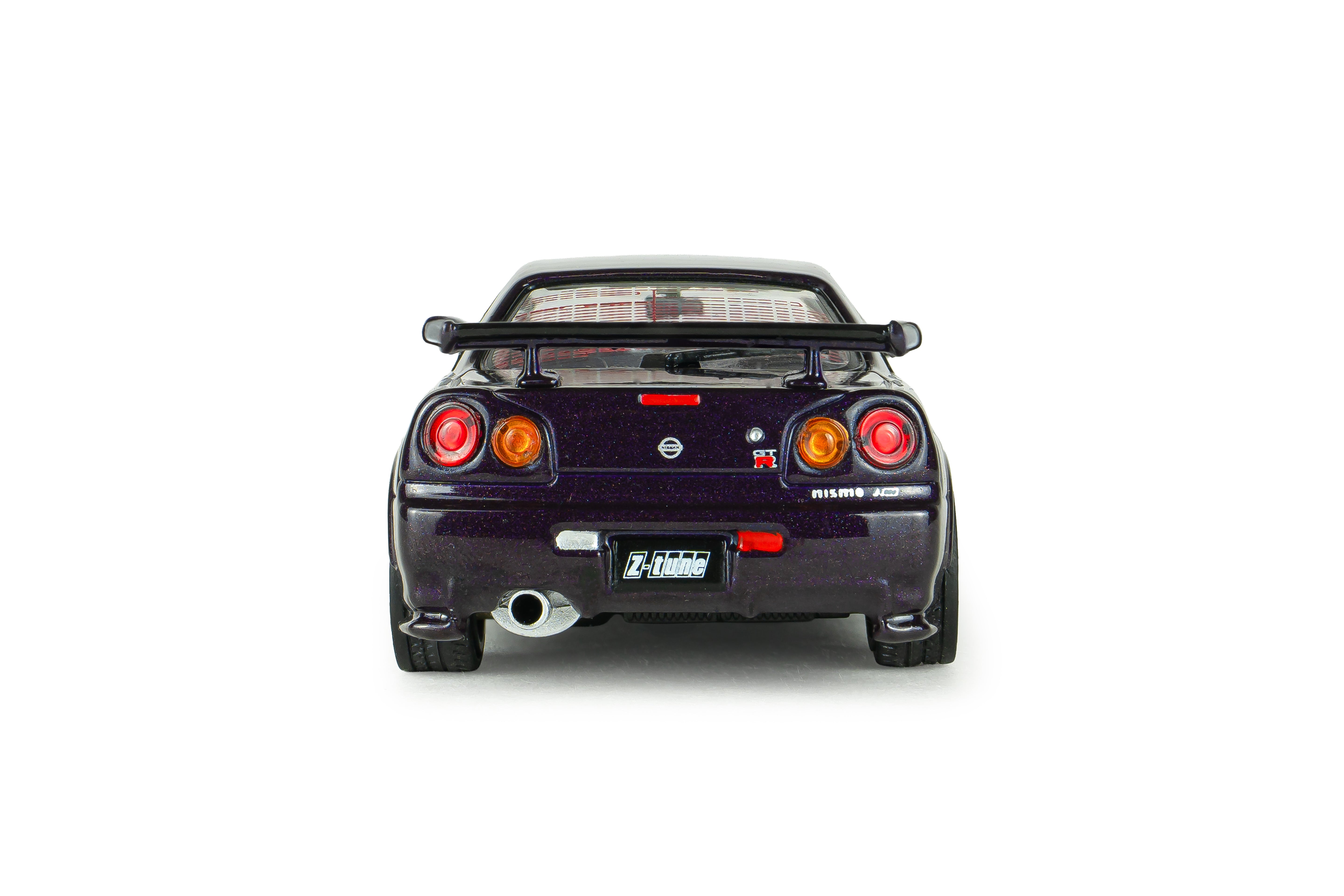 Voiture miniature 1/43 Nissan Skyline GT-R (R34) Z Tune 1999 Midnight Purple Solido S4318201