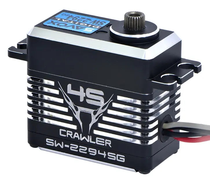 Servo crawler Savox SW-2294SG 75 kg 4S alu brushless, engrenages en acier