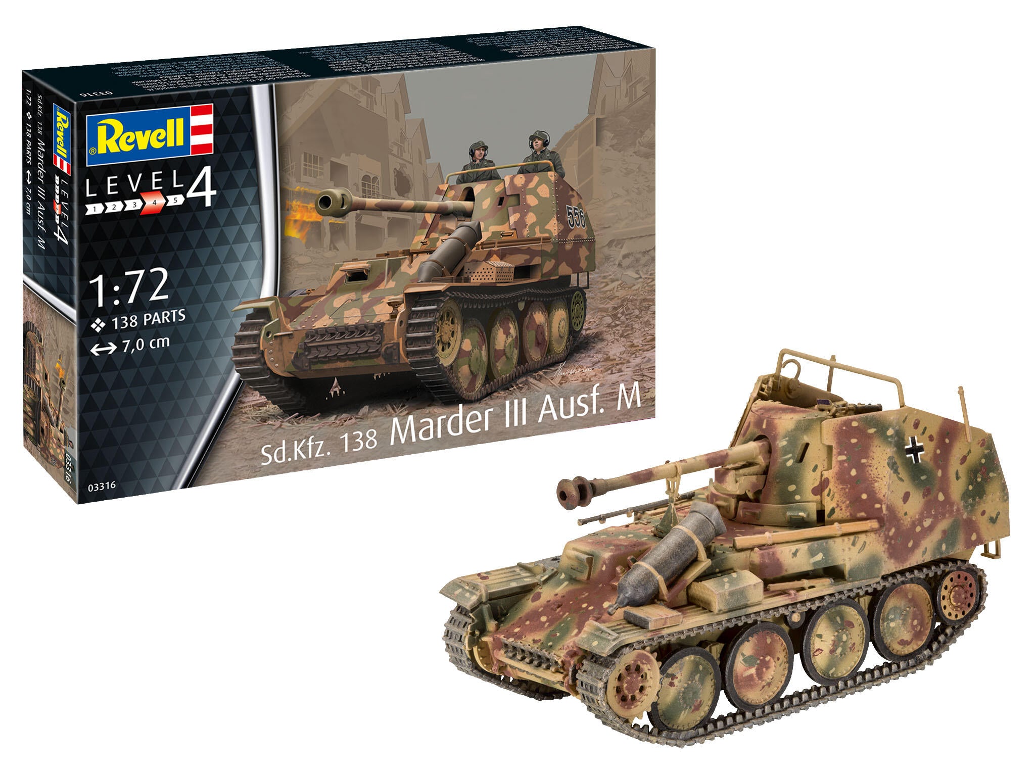 Maquette Char militaire Revell 03316 SD. KFZ. 138 MARDER III AUSF. M