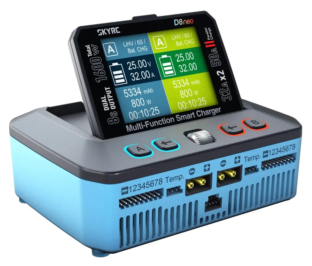 Chargeur double intelligent Sky rc D8 neo 1600W - 100230