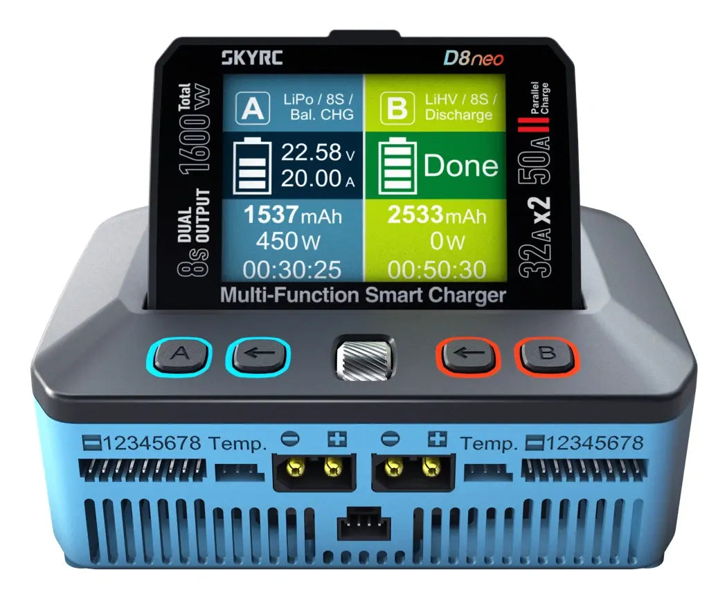 Chargeur double intelligent Sky rc D8 neo 1600W - 100230