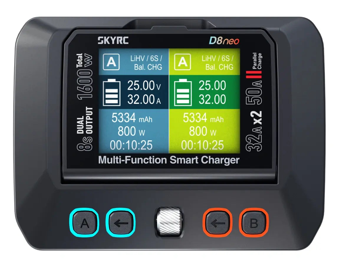 Chargeur double intelligent Sky rc D8 neo 1600W - 100230