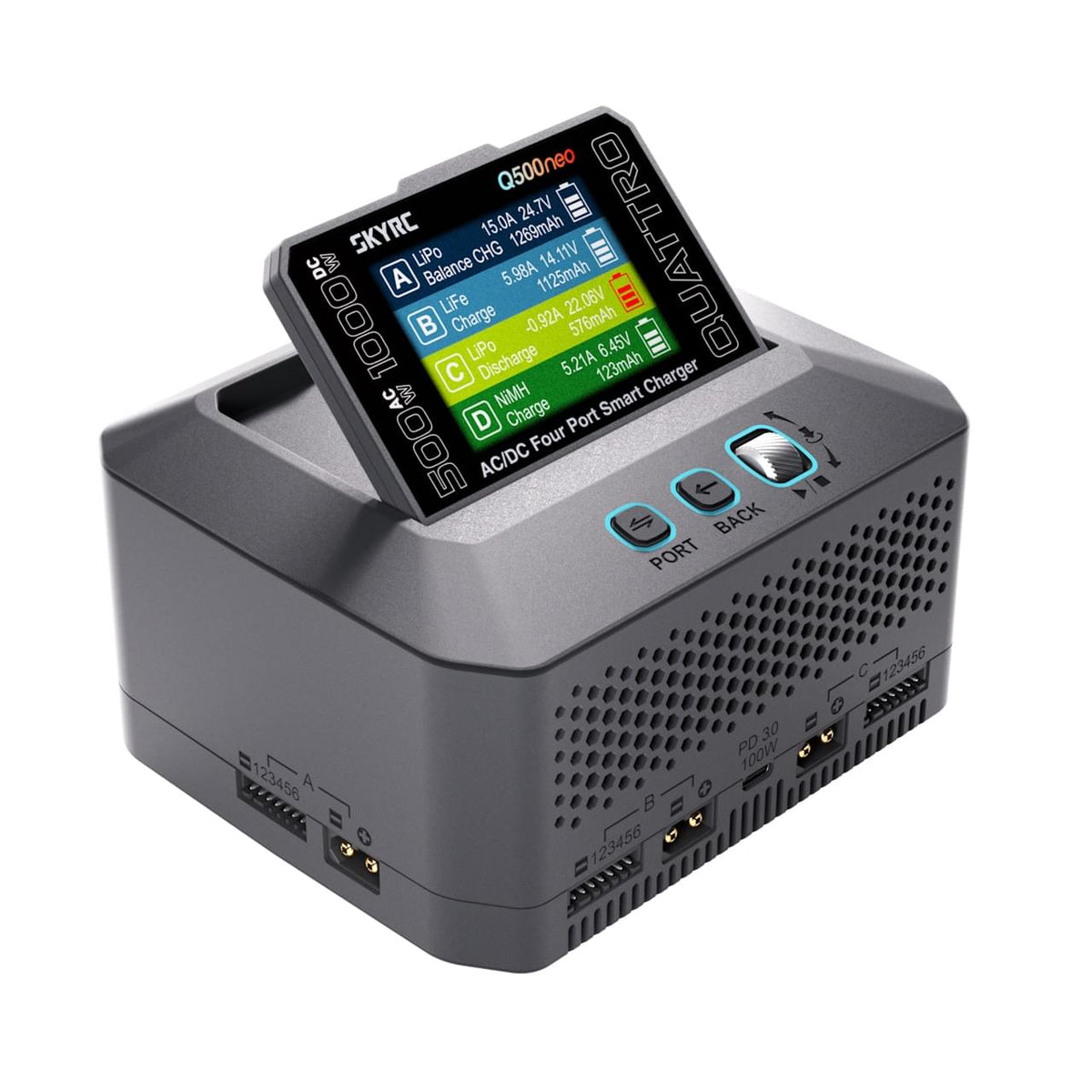 Chargeur Duo SkyRC Q500 Neo LiPo 15A 500W - Breizh Modélisme.