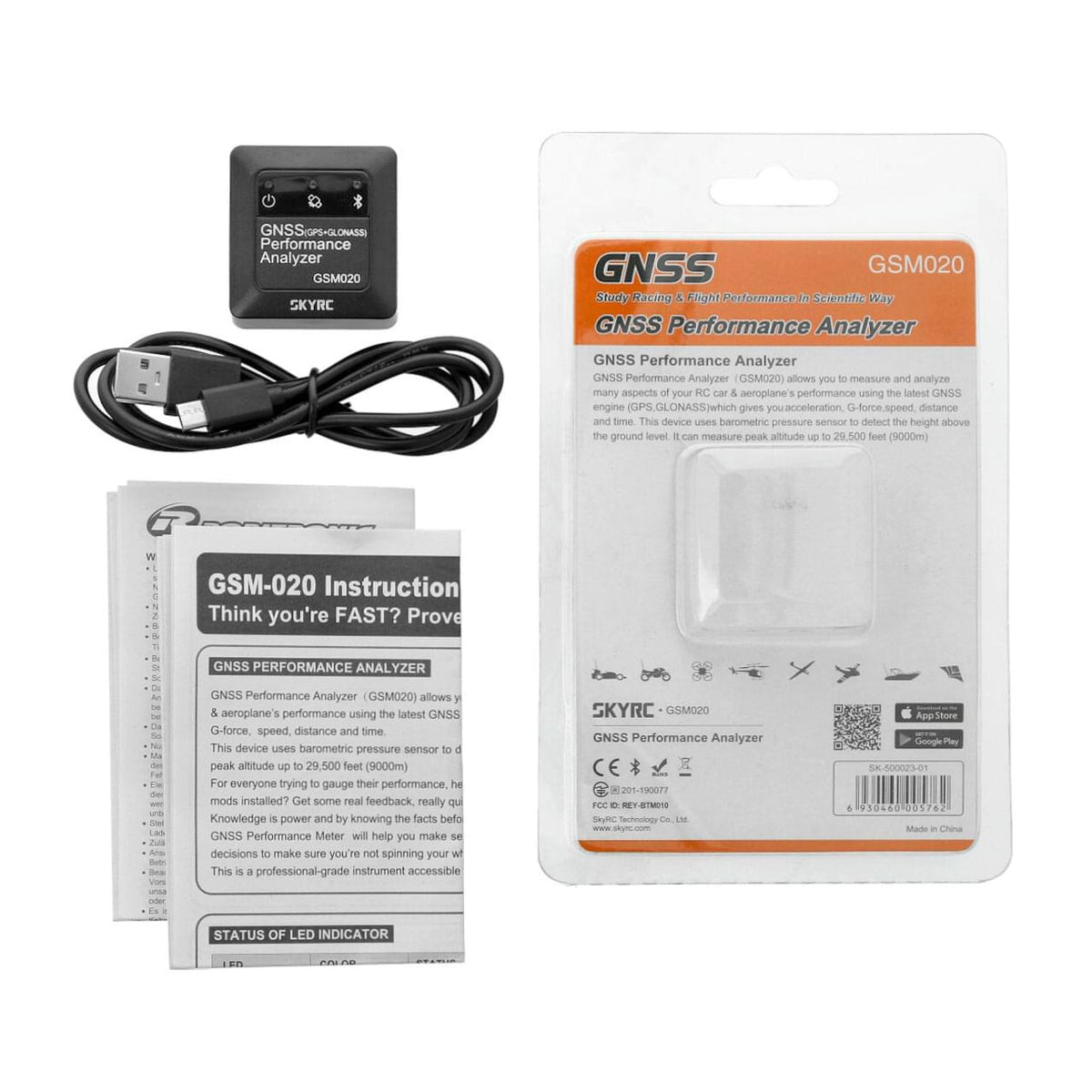 Système de messagerie GPS SkyRC GSM020 pour application mobile - 500023-03 - Breizh Modélisme.