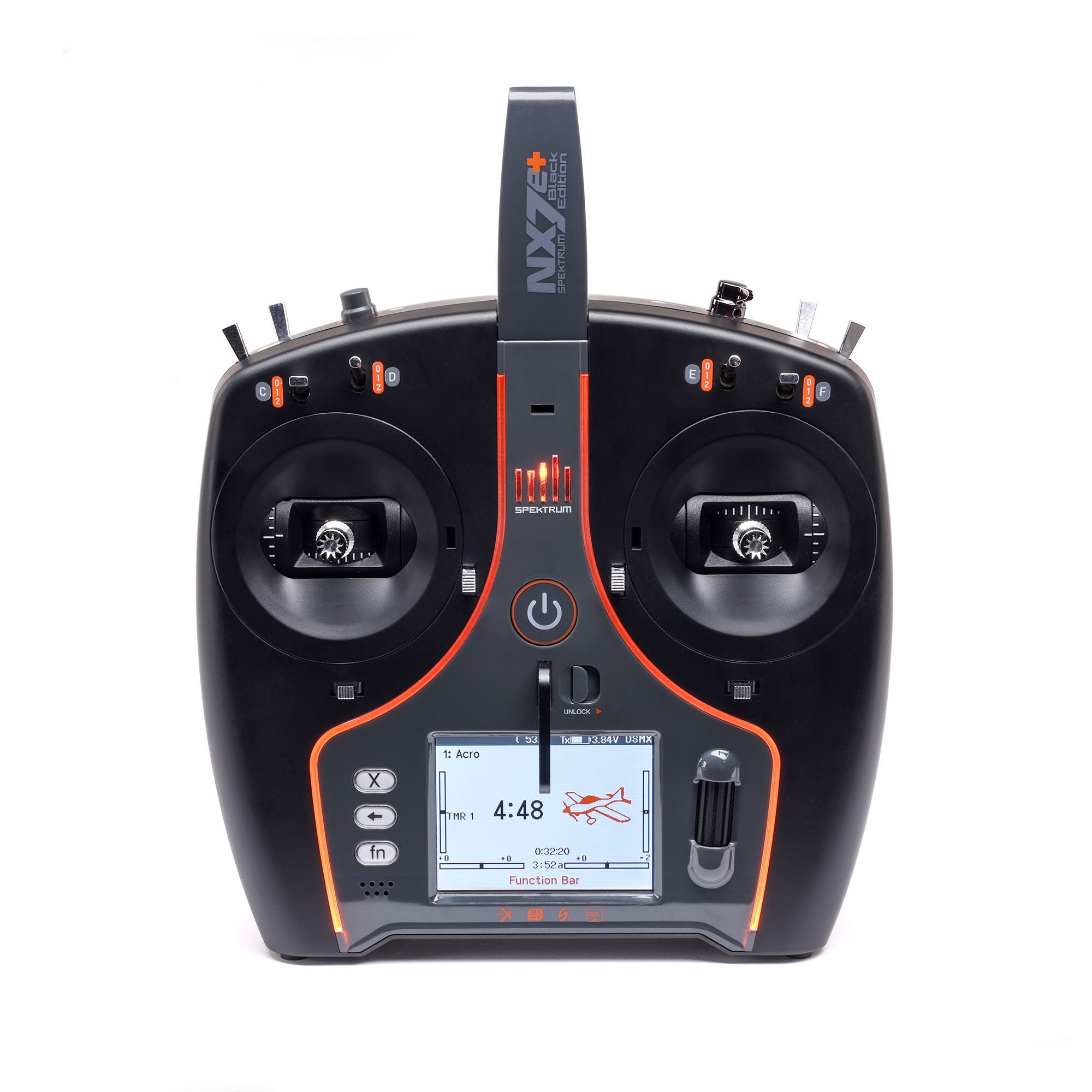 Radio Spektrum DSMX 14 canaux NX7e+ seule couleur noir - SPMR7120EU - Breizh Modélisme.