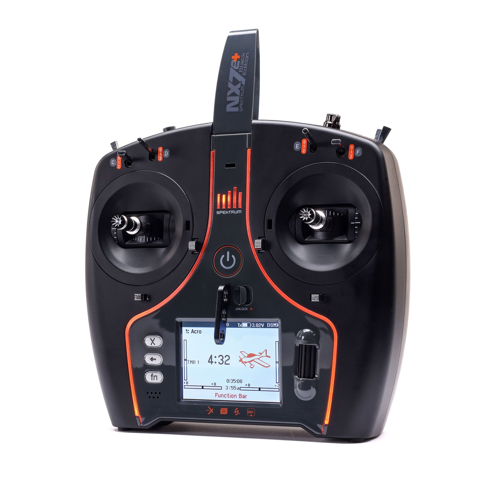 Radio Spektrum DSMX 14 canaux NX7e+ seule couleur noir - SPMR7120EU - Breizh Modélisme.
