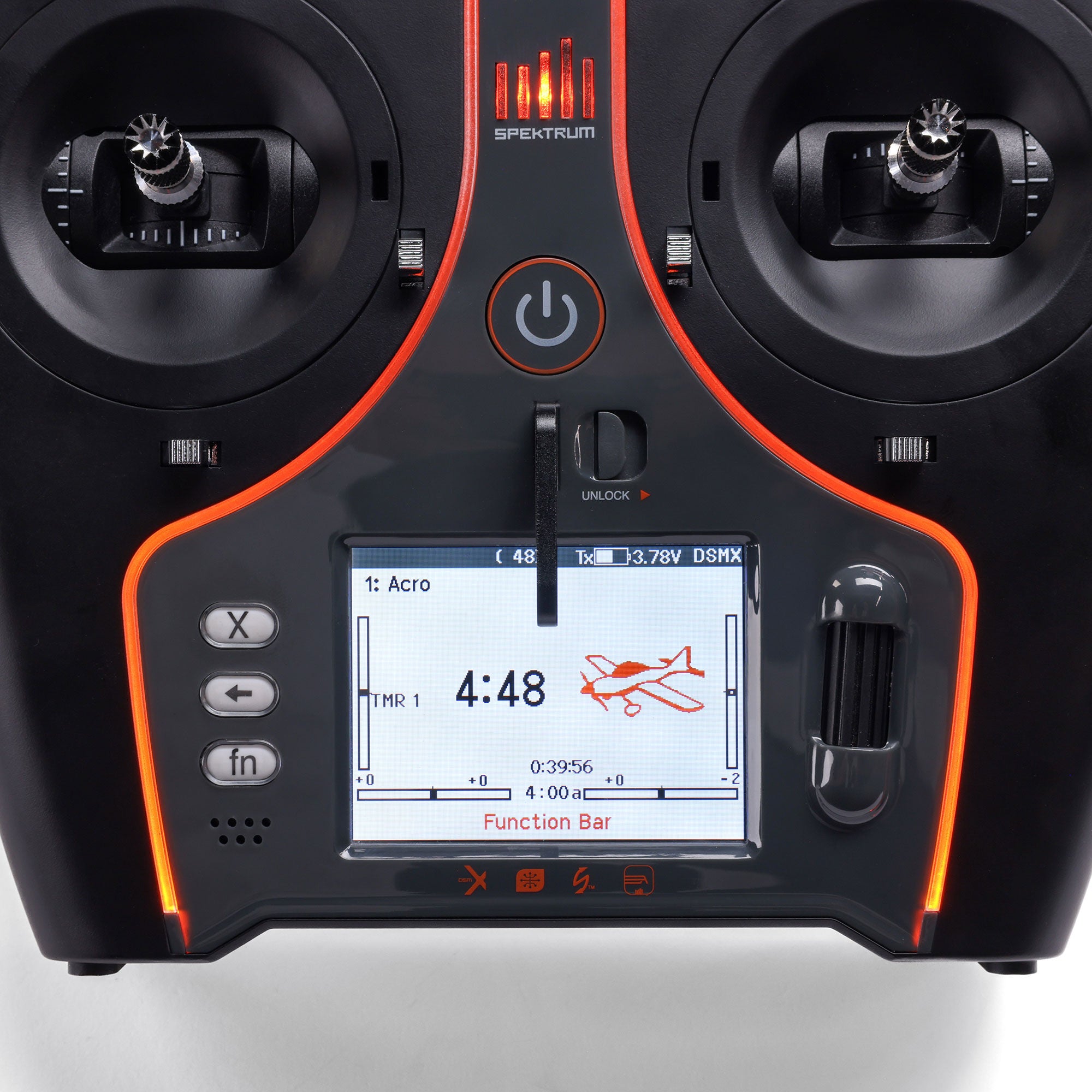 Radio Spektrum DSMX 14 canaux NX7e+ seule couleur noir - SPMR7120EU - Breizh Modélisme.