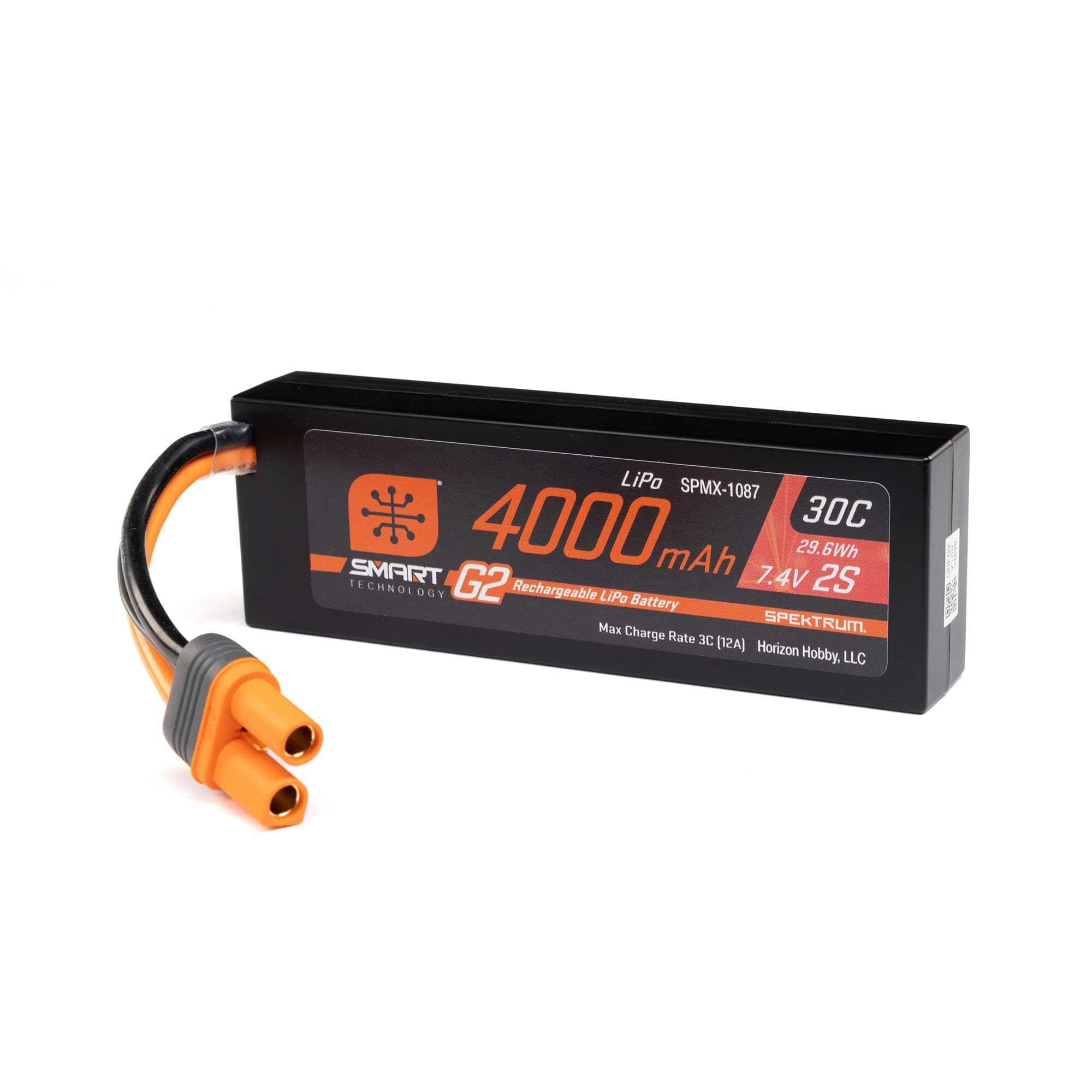 Batterie LiPo Smart G2 Hardcase 2S 7,4V 4000 mAh 30C IC5 - SPMX-1087