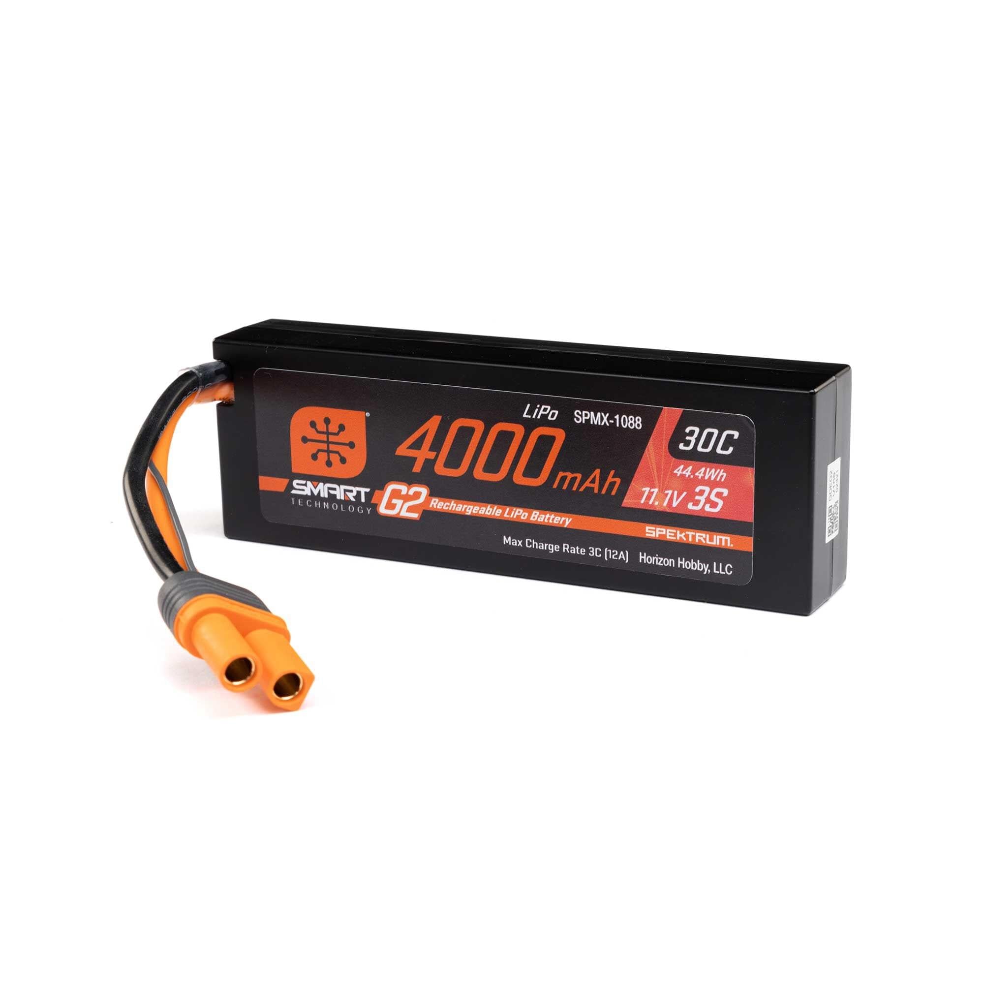 Batterie LiPo Smart G2 Hardcase 3S 11,1 V 4000mAh 30C IC5 - SPMX-1088