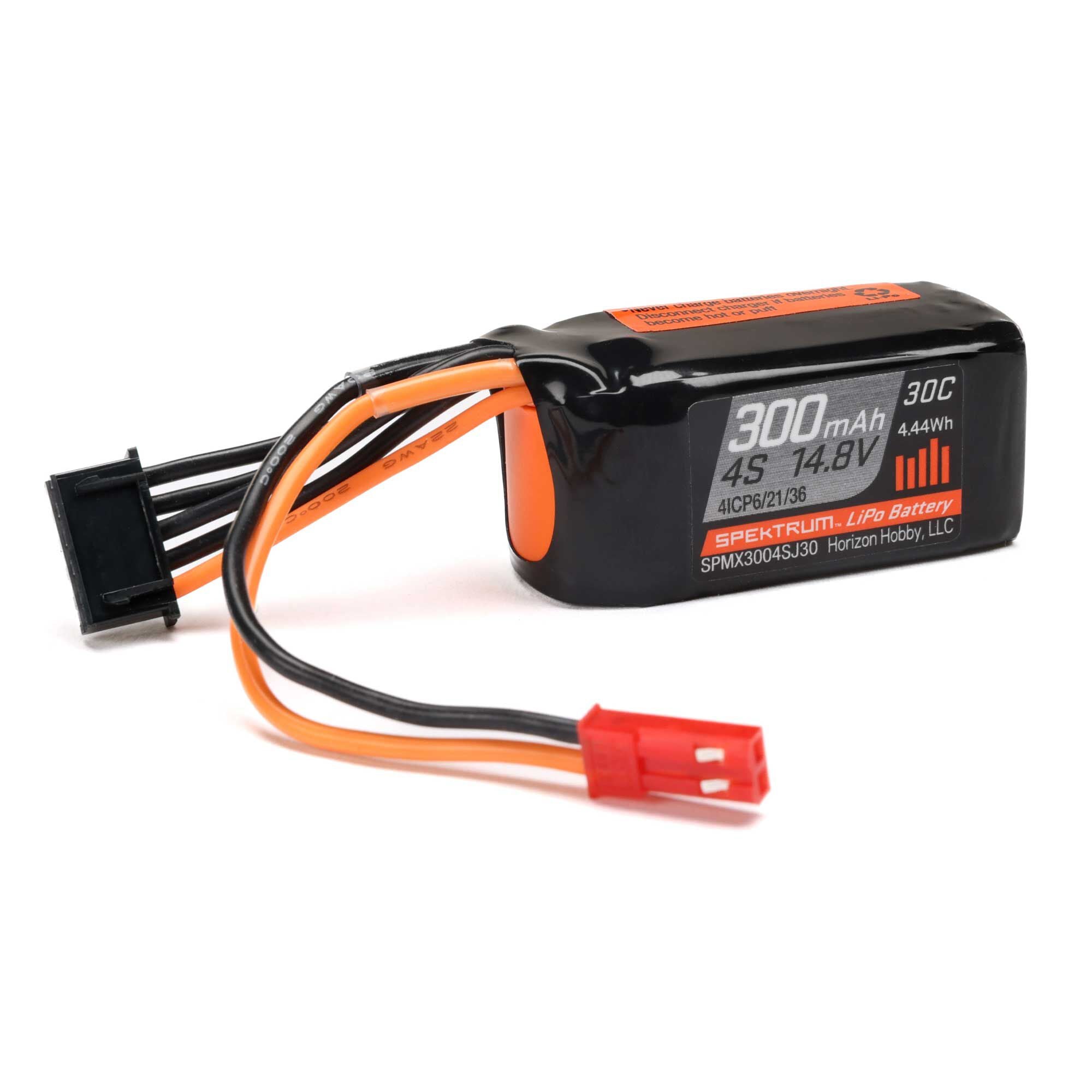 Batterie LiPo 14,8 V 300 mAh 4S 30C - SPMX3004SJ30