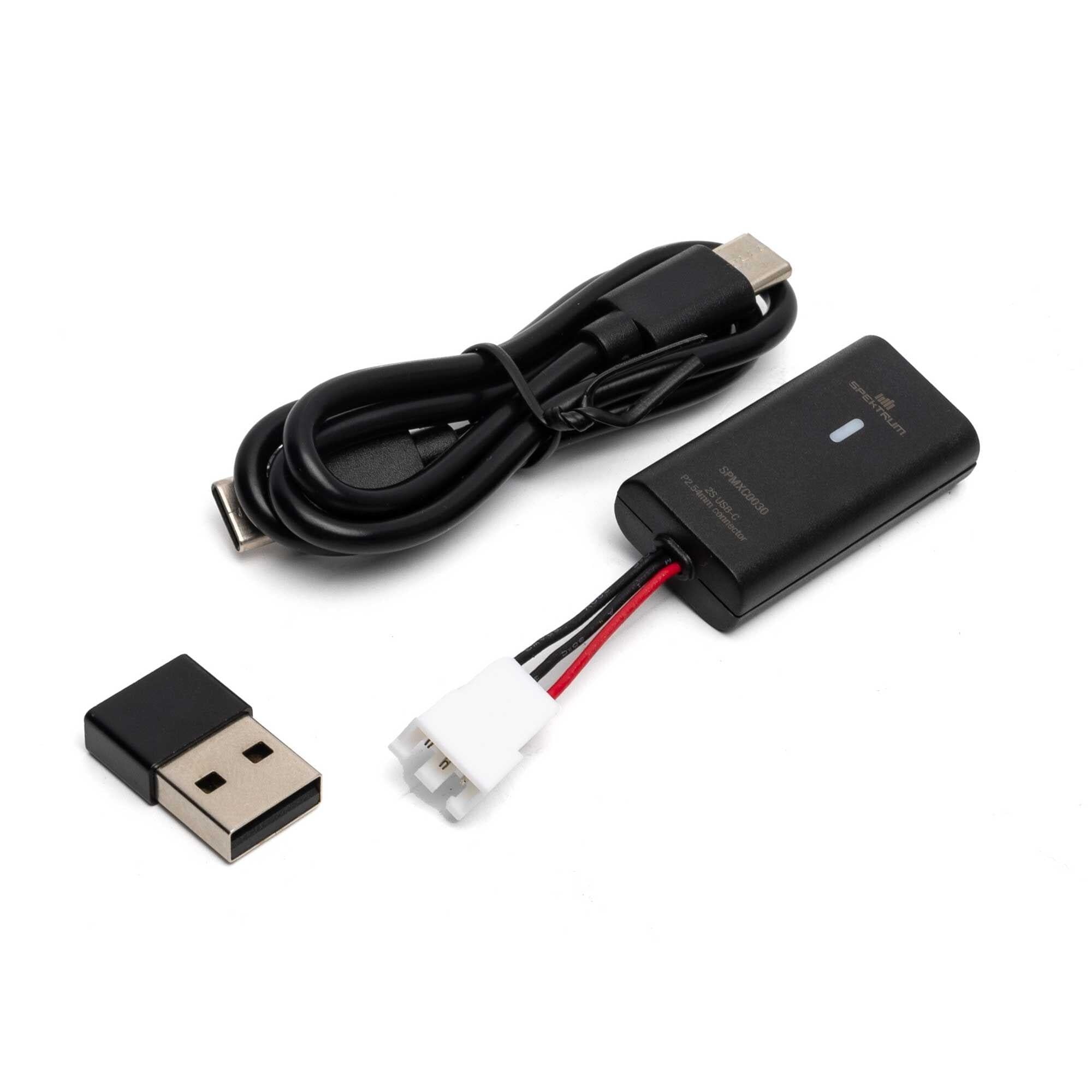 Chargeur 2S PH2.54 JST-XH LiPo 3 broches USB-C 500mAh - SPMXC0030