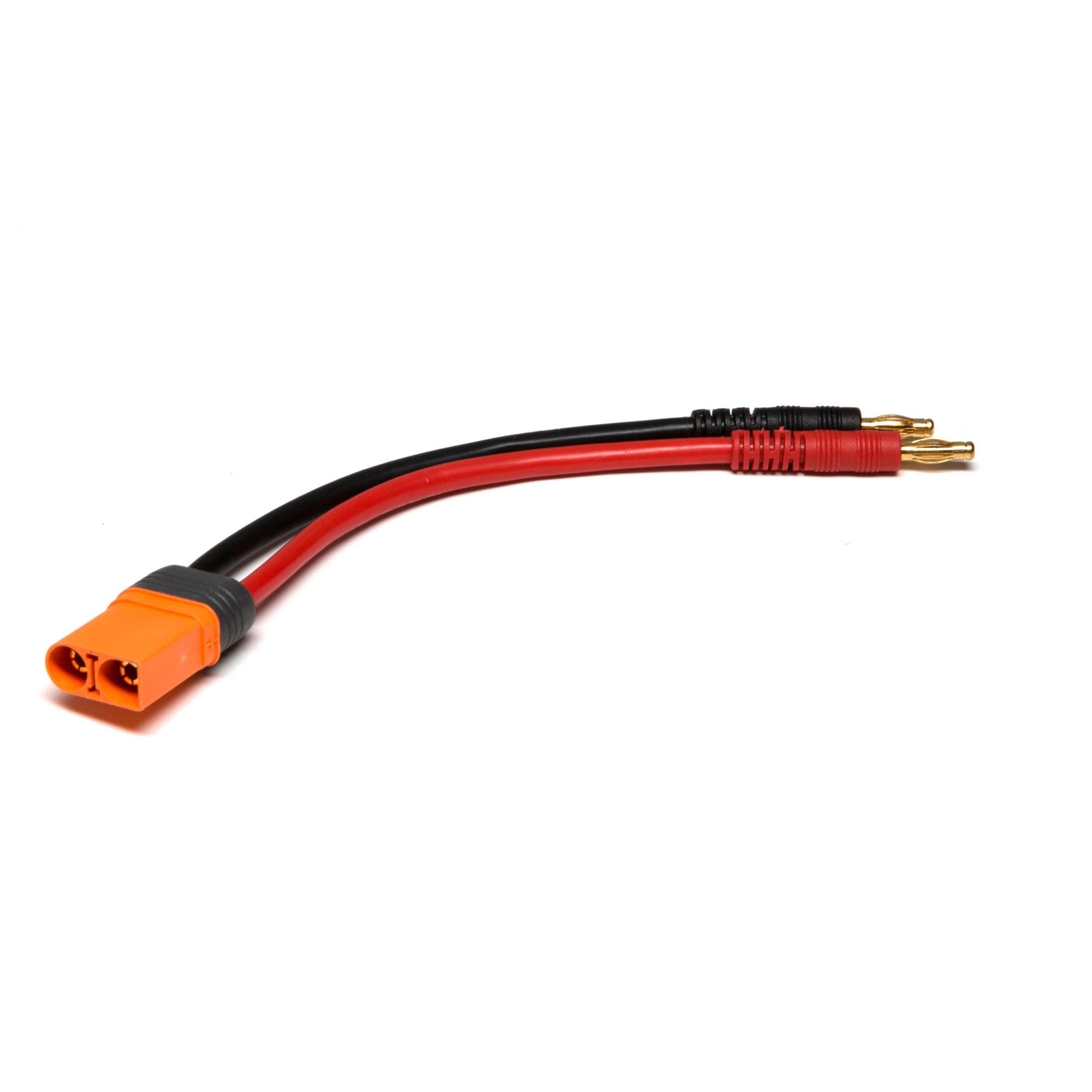 Adaptateur IC5 / Connecteurs mâles 4 mm avec câbles de 15 cm 13 AWG - SPMXCA504